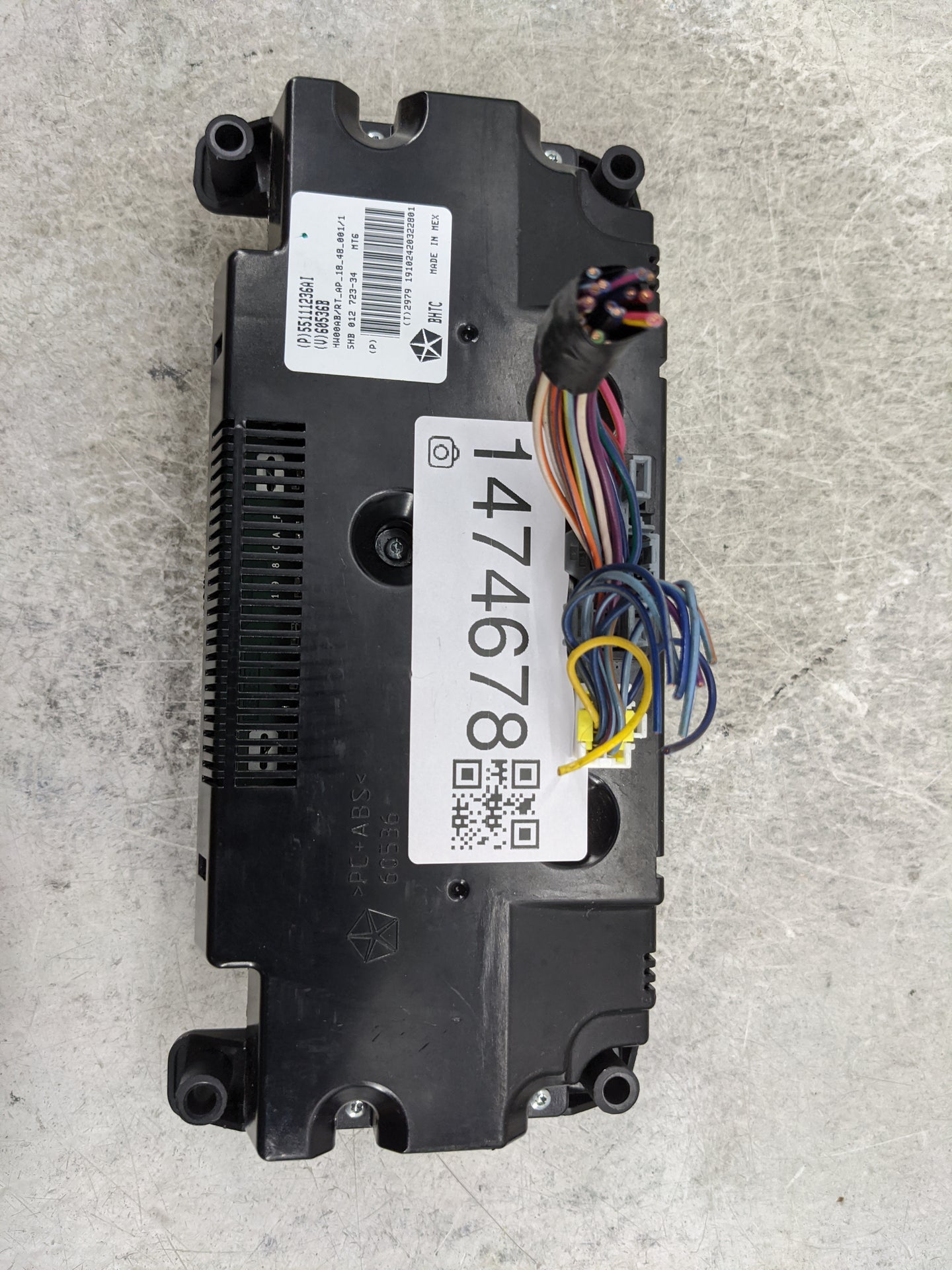2020 Dodge Caravan Climate Control Module Temperature AC/Heater Replacement P/N:55111236AI 5HB012723-34 Fits OEM Used Auto P