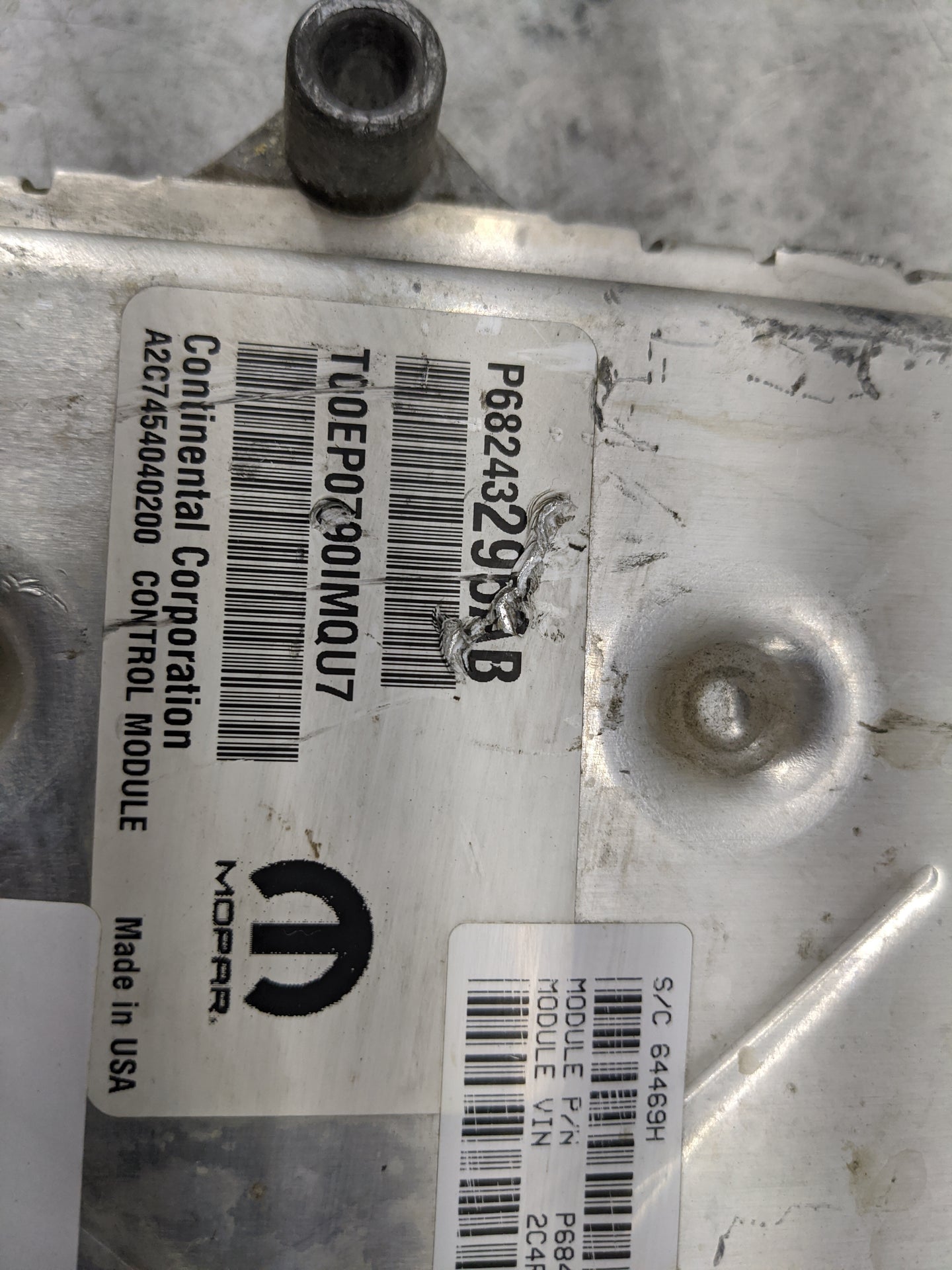2020 Dodge Caravan PCM Engine Control Computer ECU ECM PCU OEM P/N:P68243295AB T00EP0C90IMQU7 Fits Fits 2016 2017 2018 2019 