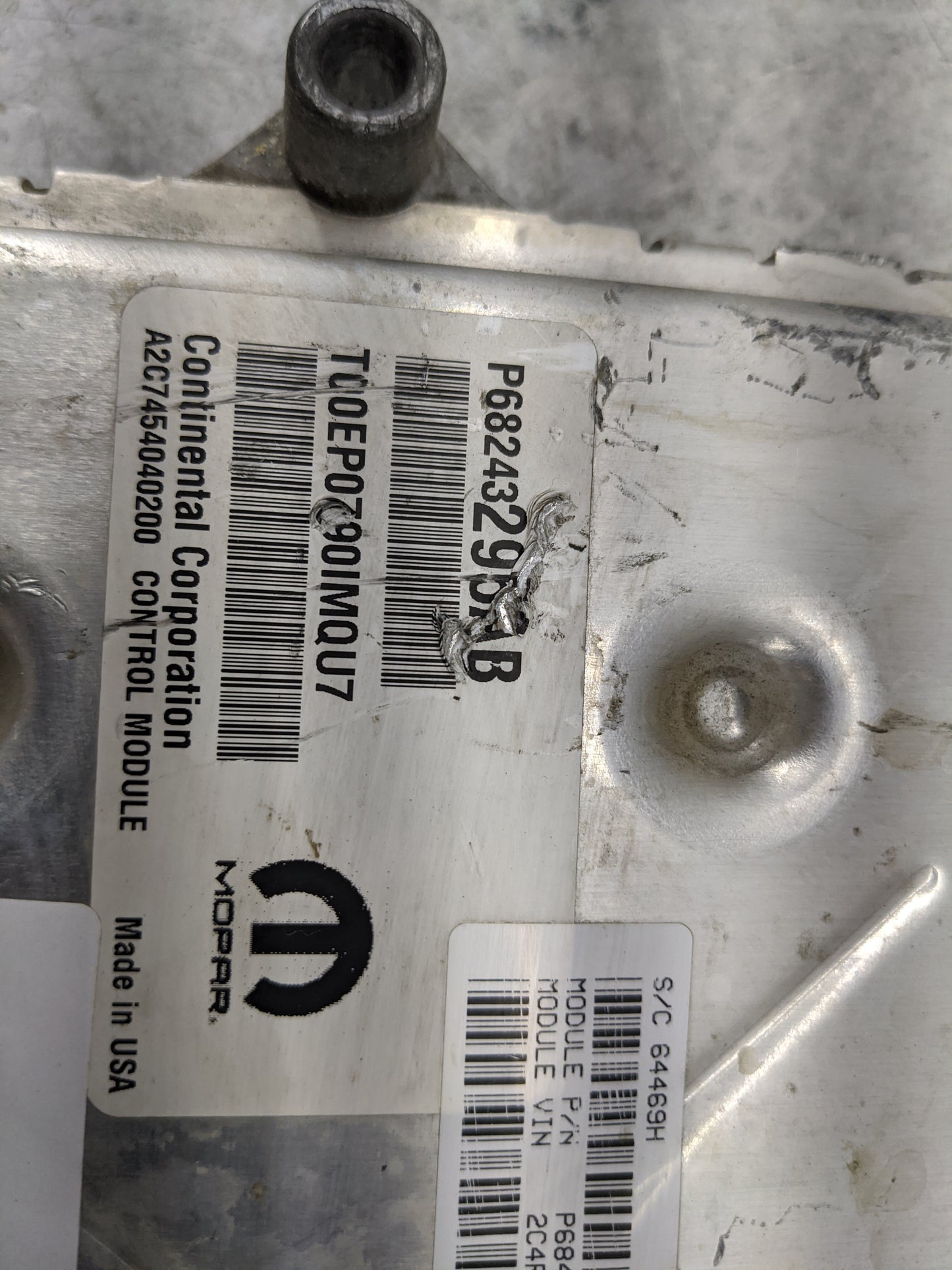 2020 Dodge Caravan PCM Engine Control Computer ECU ECM PCU OEM P/N:P68243295AB T00EP0C90IMQU7 Fits Fits 2016 2017 2018 2019 