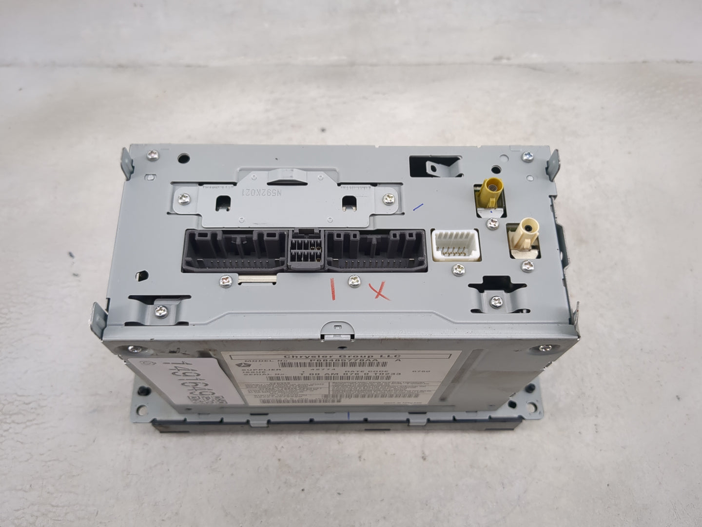 2020 Dodge Caravan Radio AM FM Cd Player Receiver Replacement P/N:P68485778AA Fits Fits 2012 2013 2014 2015 2016 2017 2018 2