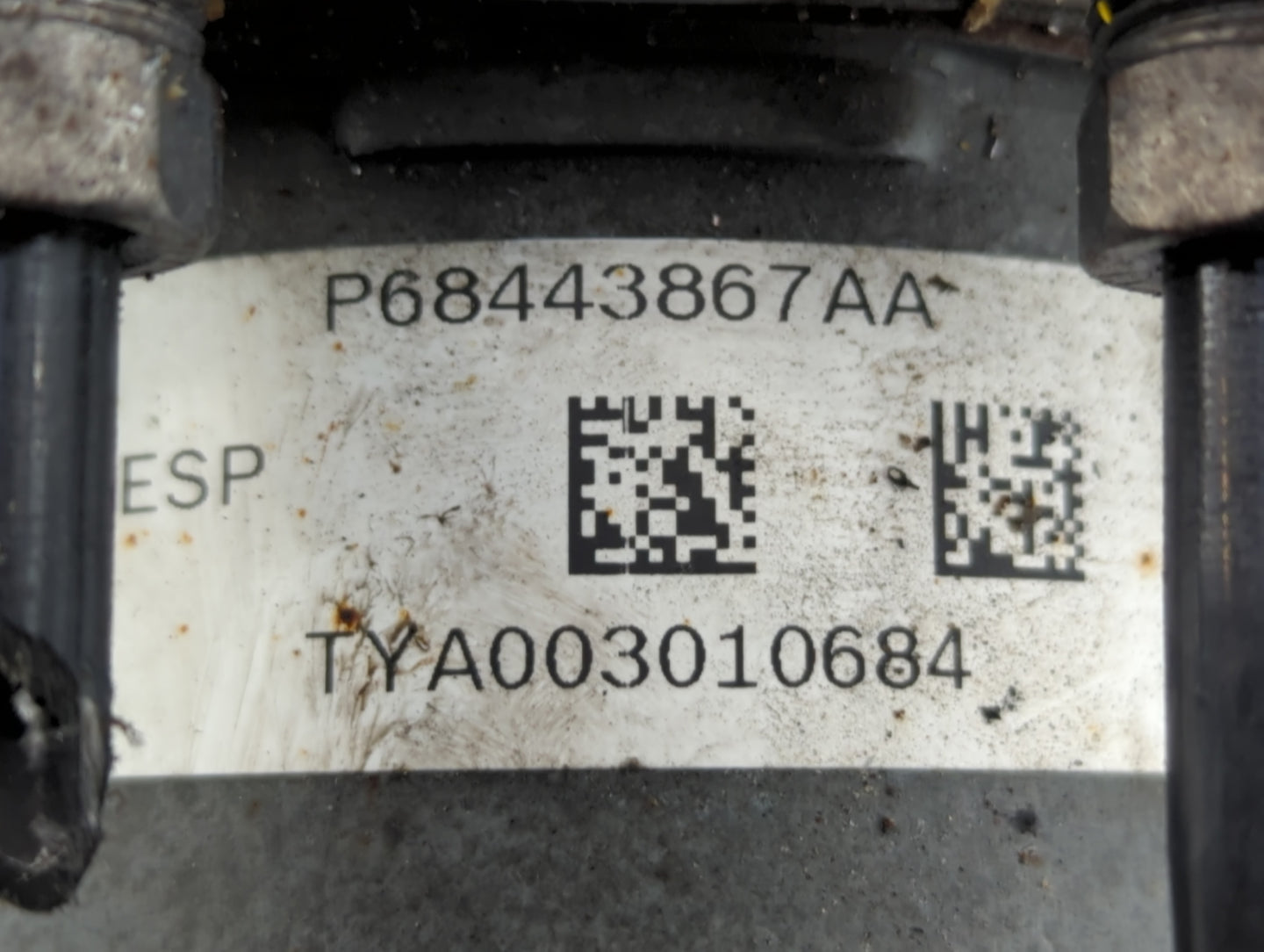 2020 Dodge Caravan ABS Pump Control Module Replacement P/N:P684431`867AA` Fits Fits 2015 2016 2017 2018 2019 OEM Used Auto P