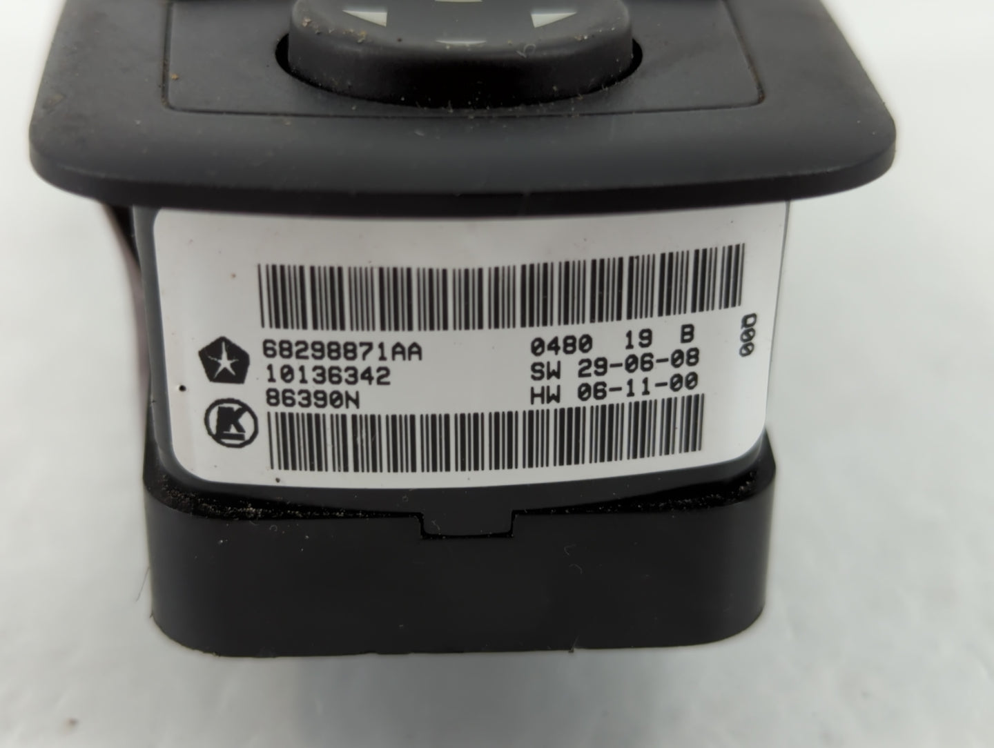 2020 Dodge Caravan Master Power Window Switch Replacement Driver Side Left P/N:68298871AA Fits OEM Used Auto Parts - Oemused