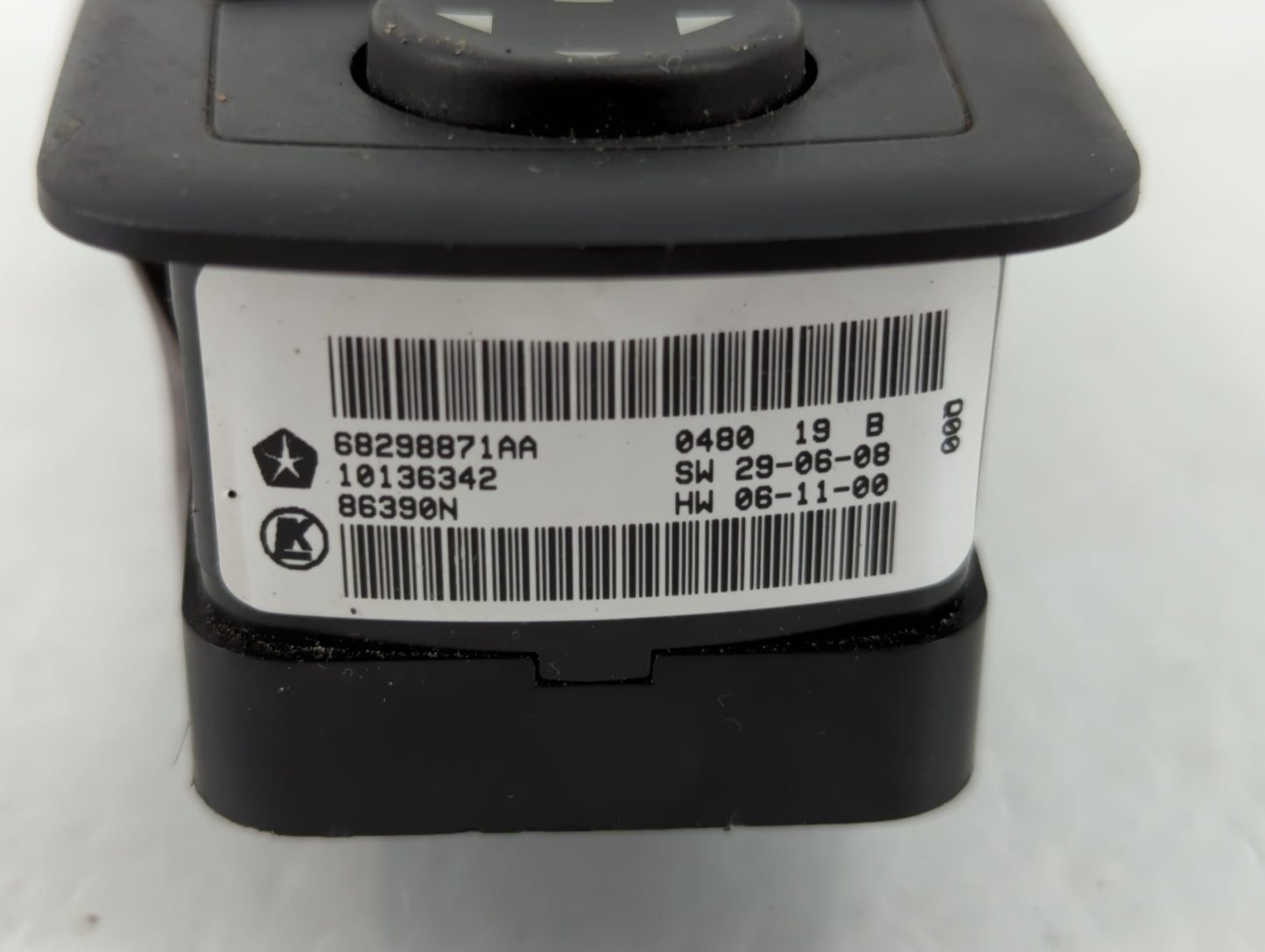 2020 Dodge Caravan Master Power Window Switch Replacement Driver Side Left P/N:68298871AA Fits OEM Used Auto Parts - Oemused