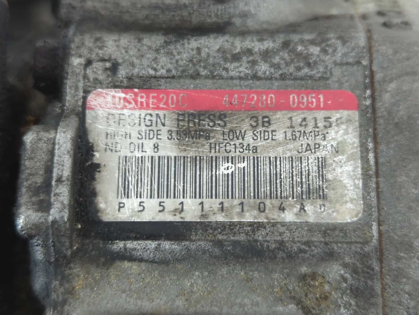 Dodge Caravan Air Conditioning A/c Ac Compressor Oem - Oemusedautoparts1.com