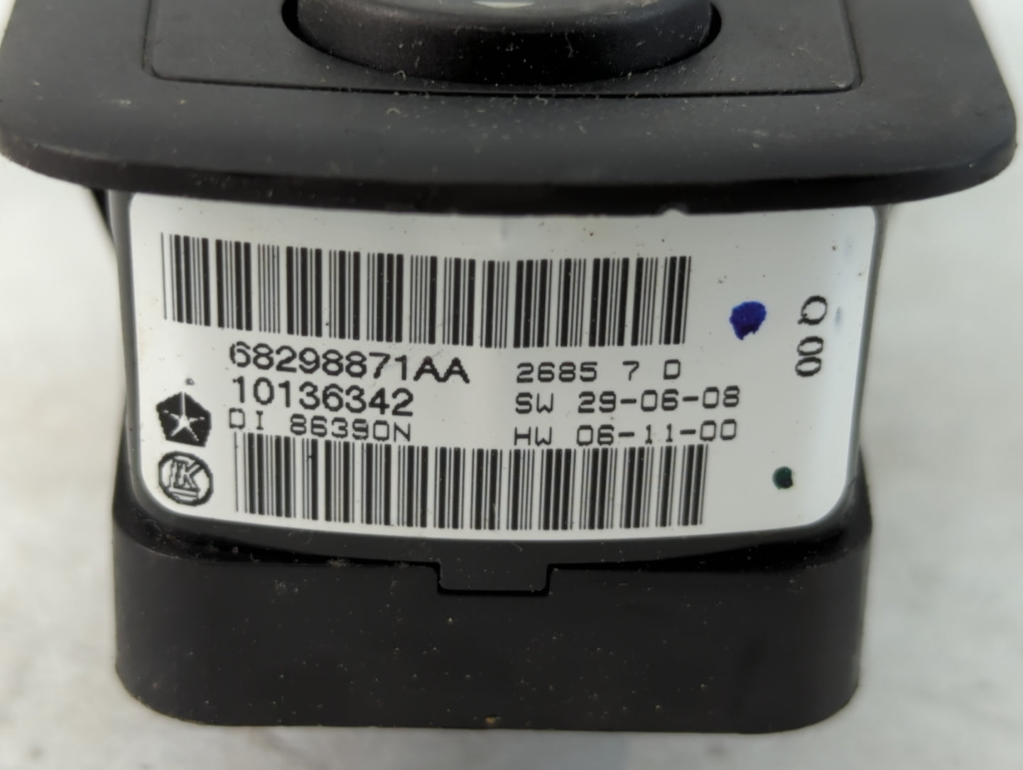 2020 Dodge Caravan Master Power Window Switch Replacement Driver Side Left P/N:68298871AA Fits OEM Used Auto Parts - Oemused