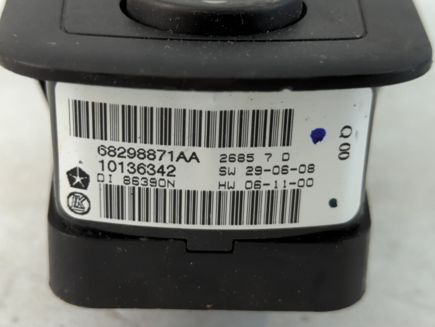 2020 Dodge Caravan Master Power Window Switch Replacement Driver Side Left P/N:68298871AA Fits OEM Used Auto Parts - Oemused