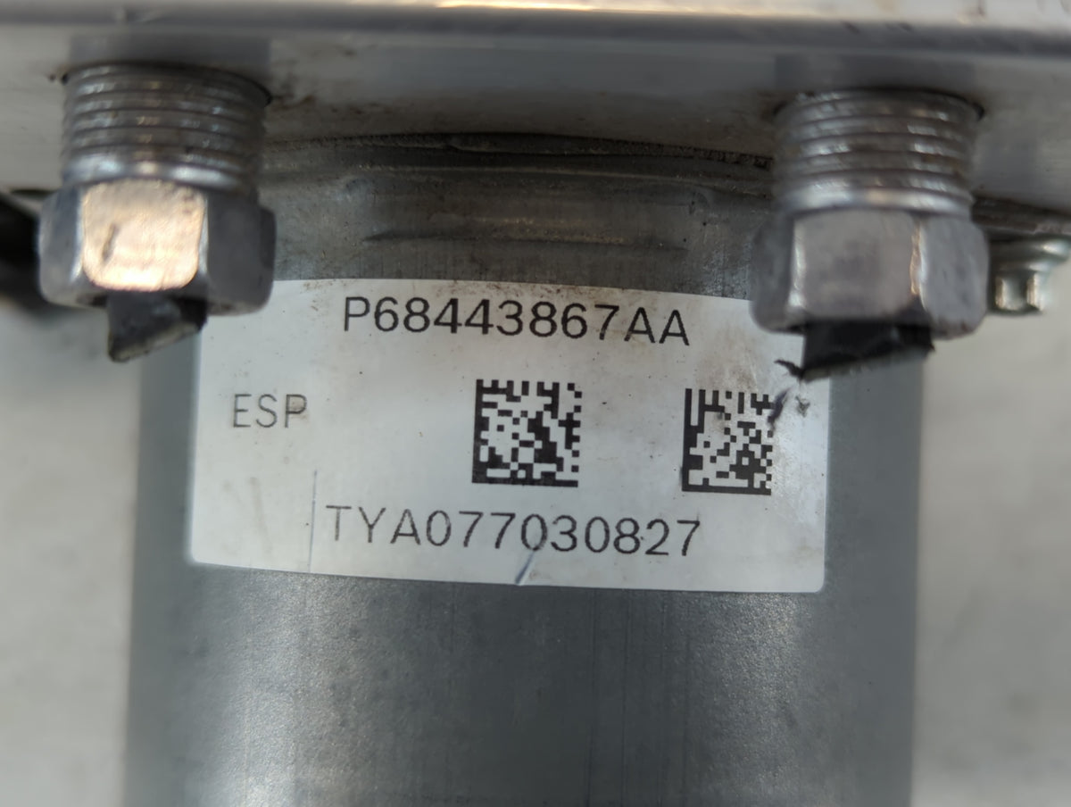 2020 Dodge Caravan Anti-Lock Brake ABS Pump Module Actuator OEM P/N:P68443867AA Fits Fits 2015 2016 2017 2018 2019 OEM Used 
