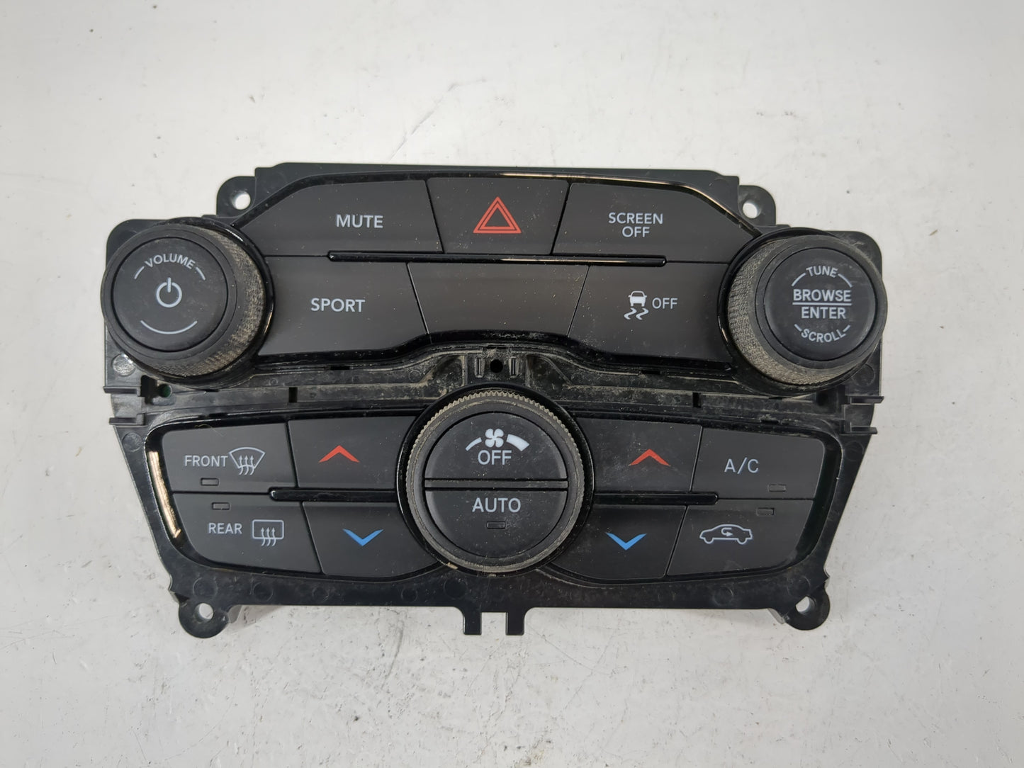 2019-2022 Dodge Challenger Climate Control Module Temperature AC/Heater Replacement P/N:68293606AE Fits Fits 2019 2020 2021 