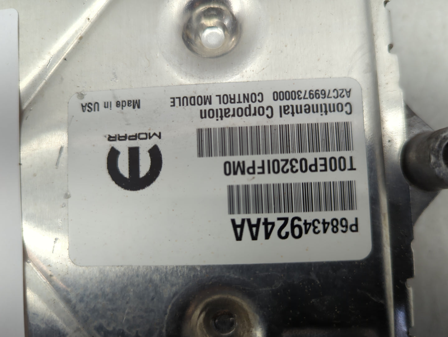 2020-2022 Dodge Challenger PCM Engine Control Computer ECU ECM PCU OEM P/N:P68434924AA T00EP03220IFPM0 Fits Fits 2020 2021 2