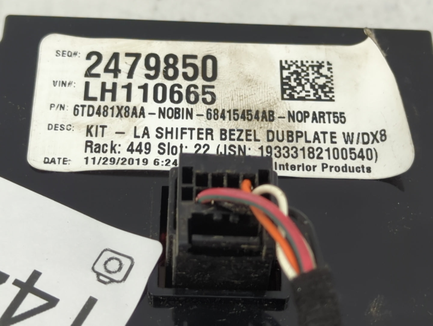 2019-2022 Dodge Challenger Climate Control Module Temperature AC/Heater Replacement P/N:P68415454AB 6TD481X8AA Fits OEM Used