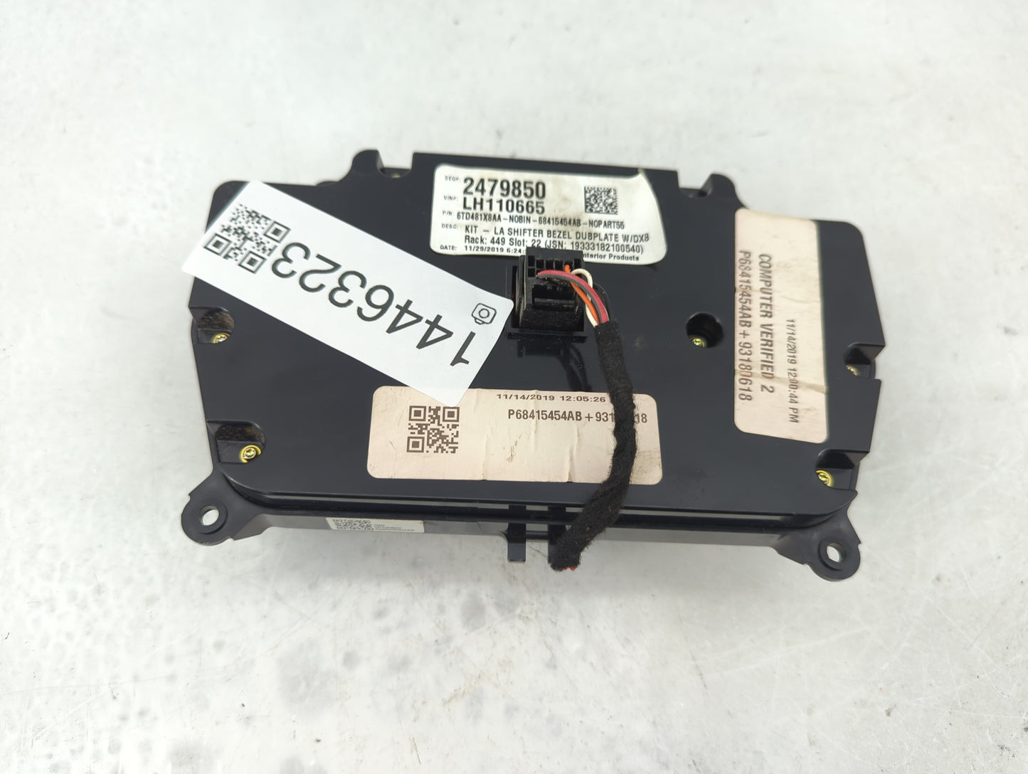 2019-2022 Dodge Challenger Climate Control Module Temperature AC/Heater Replacement P/N:P68415454AB 6TD481X8AA Fits OEM Used
