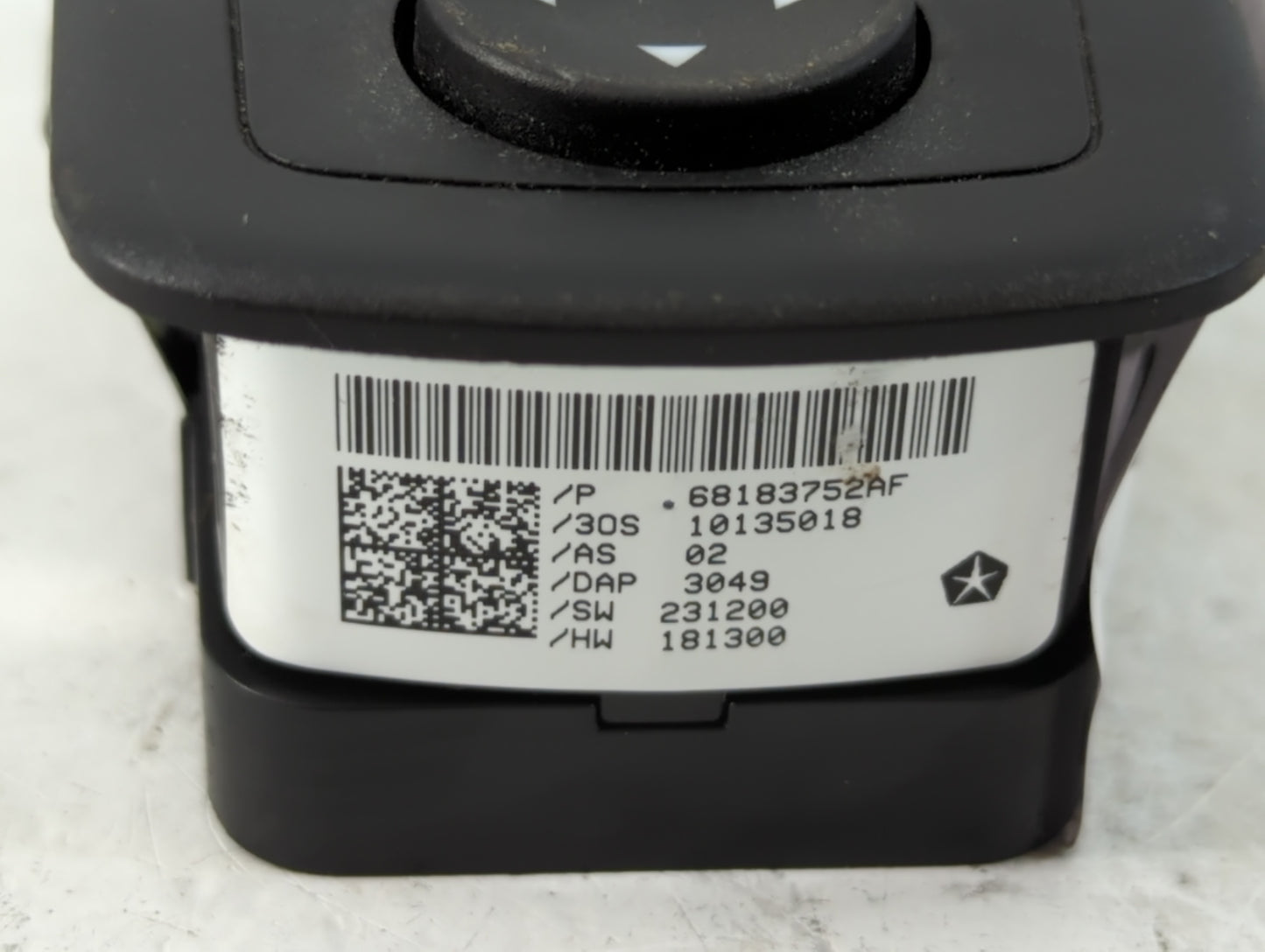 2015-2022 Dodge Challenger Master Power Window Switch Replacement Driver Side Left P/N:68183752AF Fits OEM Used Auto Parts -