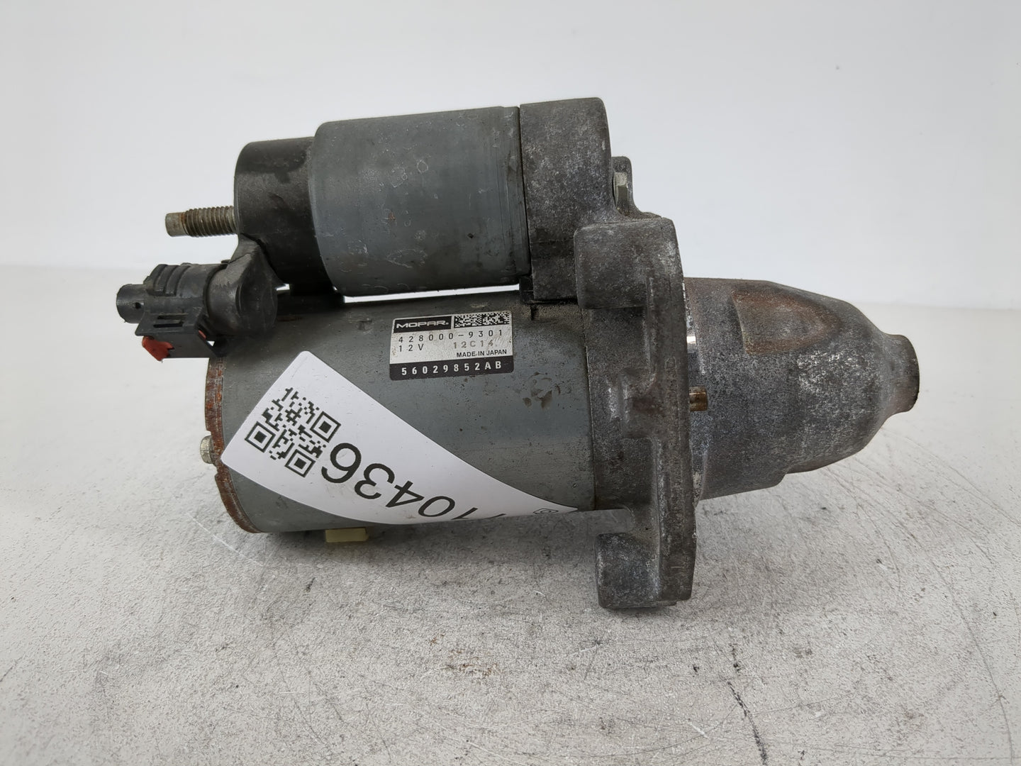 2017-2022 Dodge Charger Car Starter Motor Solenoid OEM P/N:428000-9301 56029852AB Fits OEM Used Auto Parts - Oemusedautopart