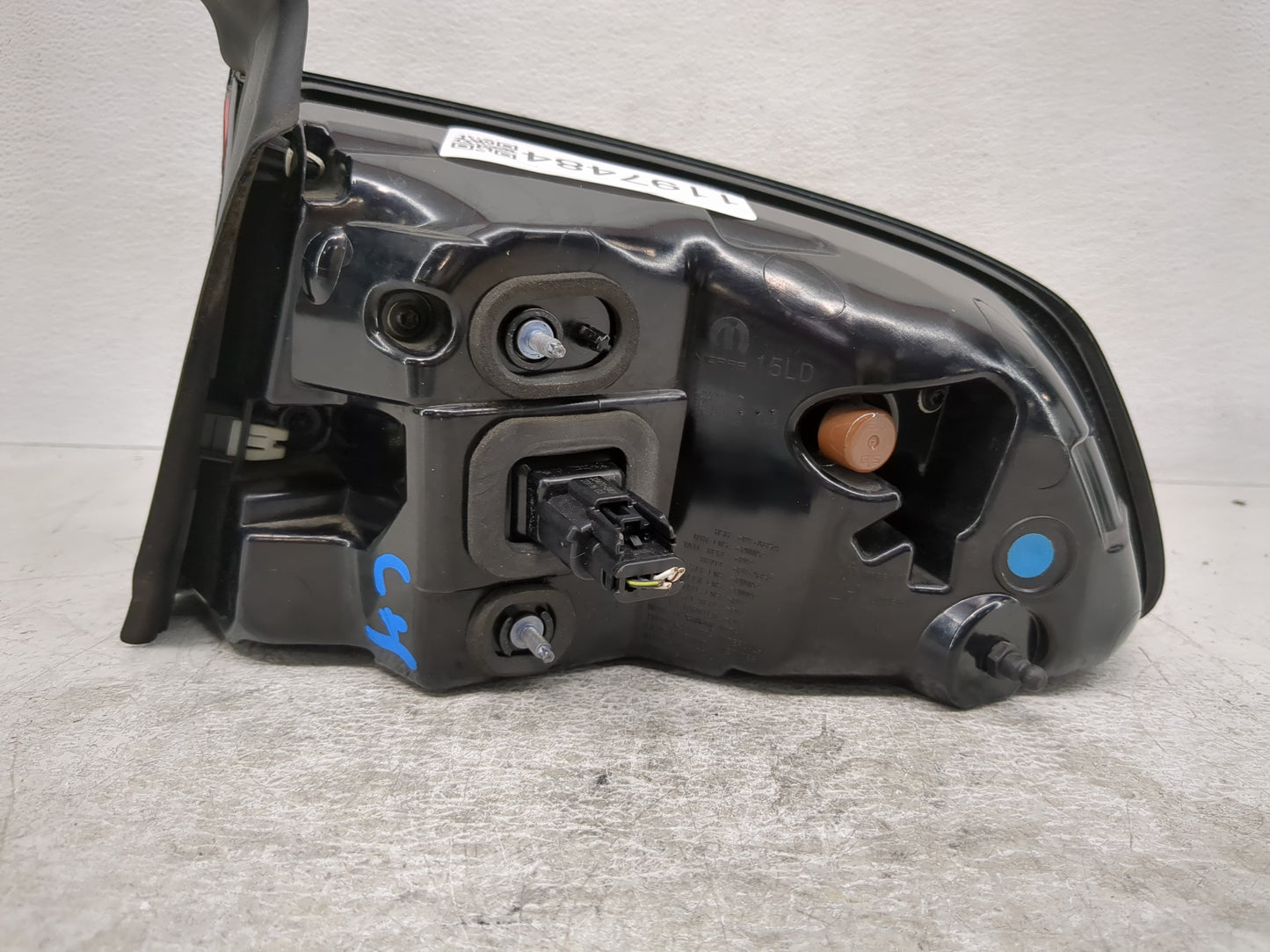 2015-2022 Dodge Charger Tail Light Assembly Driver Left OEM Fits Fits 2015 2016 2017 2018 2019 2020 2021 2022 OEM Used Auto 