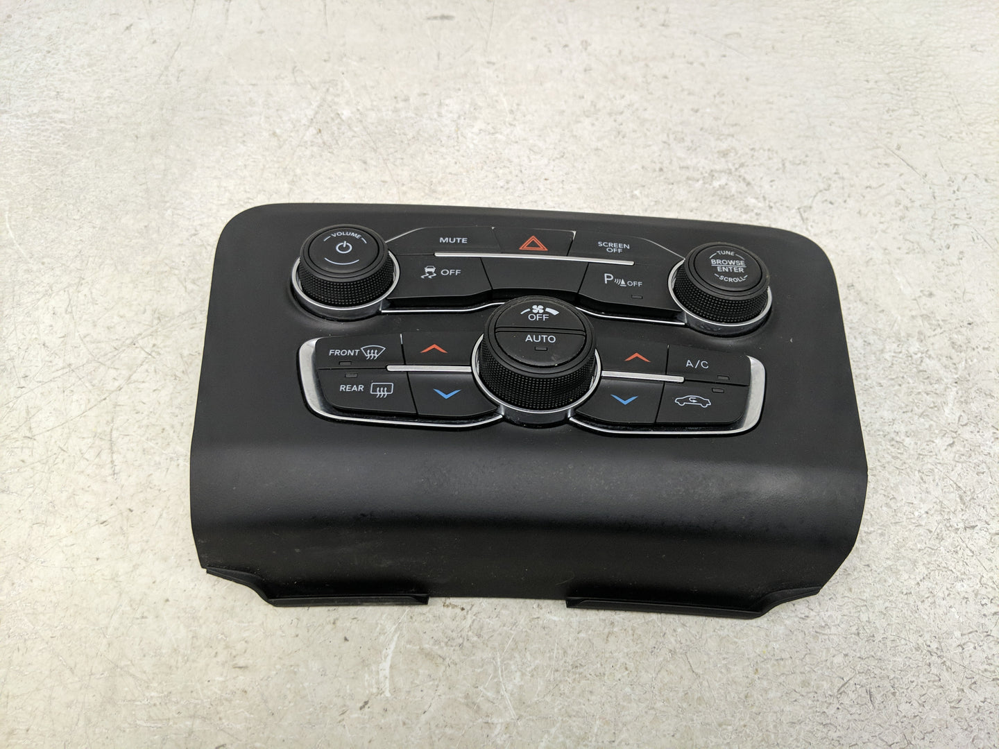 2017-2021 Dodge Charger Climate Control Module Temperature AC/Heater Replacement Fits Fits 2017 2018 2019 2020 2021 OEM Used