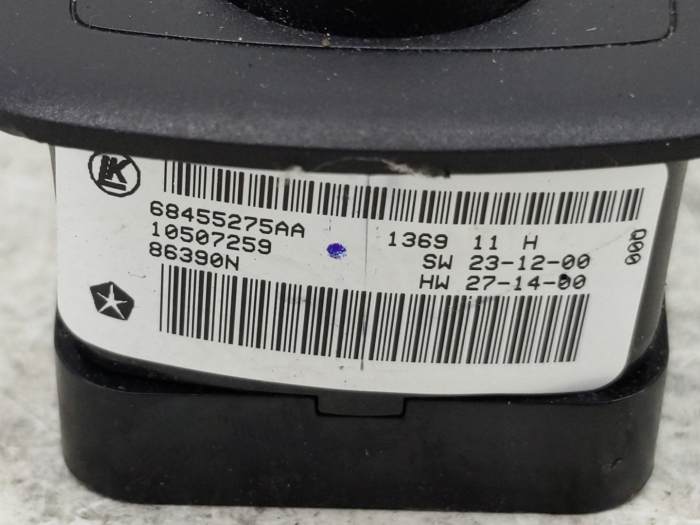 2020-2022 Dodge Charger Master Power Window Switch Replacement Driver Side Left P/N:68455275AA Fits Fits 2020 2021 2022 OEM 