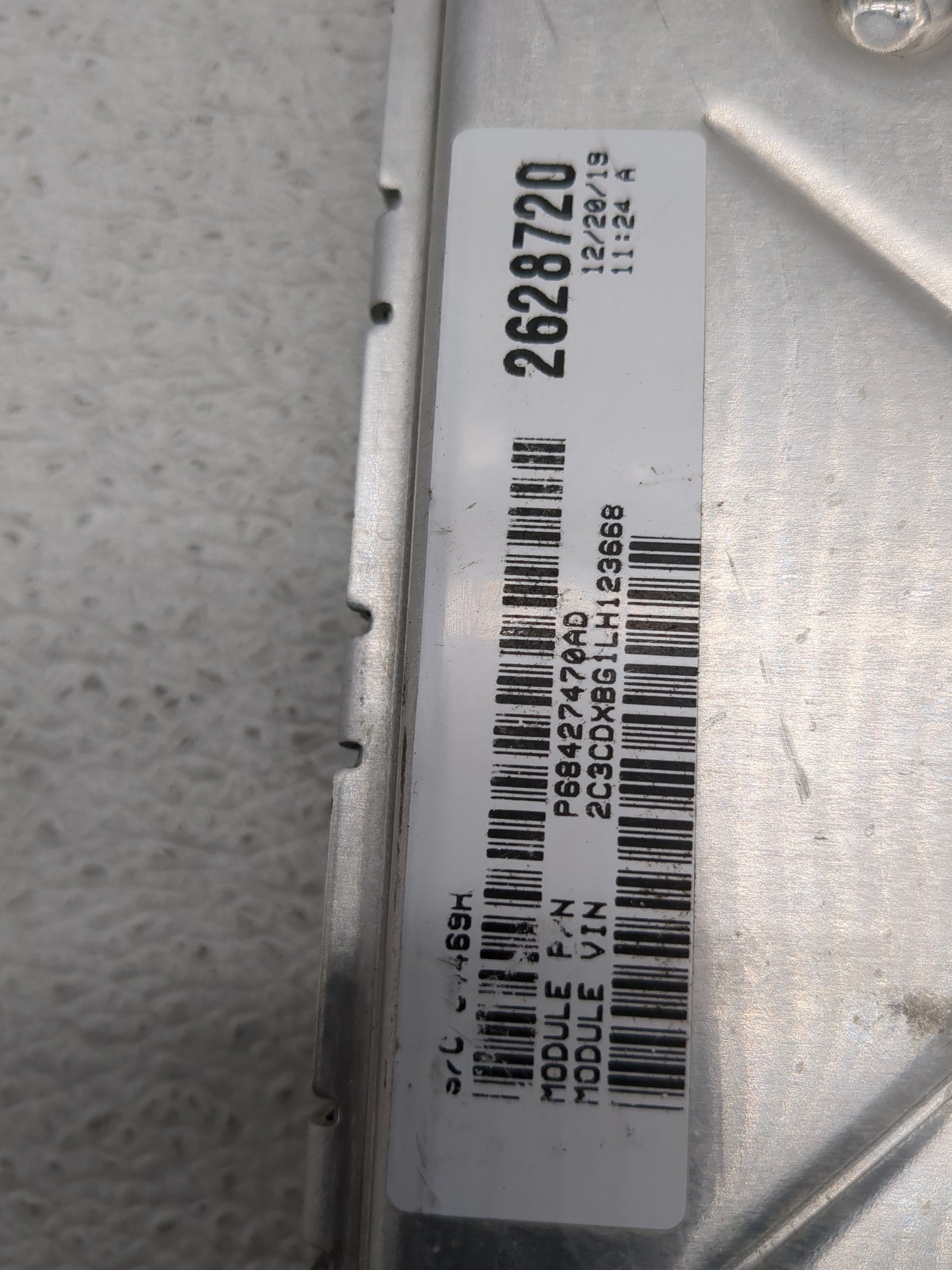2020-2022 Dodge Charger PCM Engine Control Computer ECU ECM PCU OEM P/N:P68427470AD P68434924AA Fits Fits 2020 2021 2022 OEM