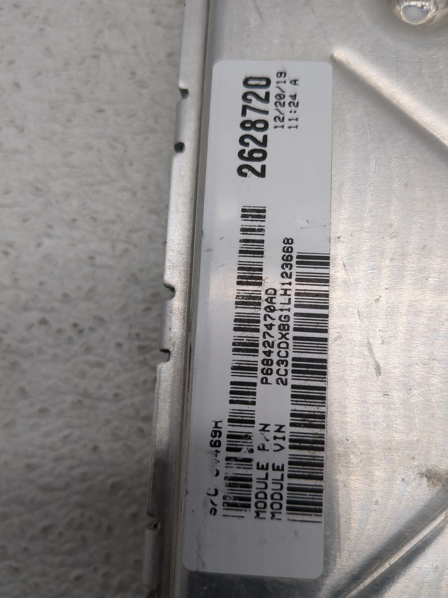 2020-2022 Dodge Charger PCM Engine Control Computer ECU ECM PCU OEM P/N:P68427470AD P68434924AA Fits Fits 2020 2021 2022 OEM