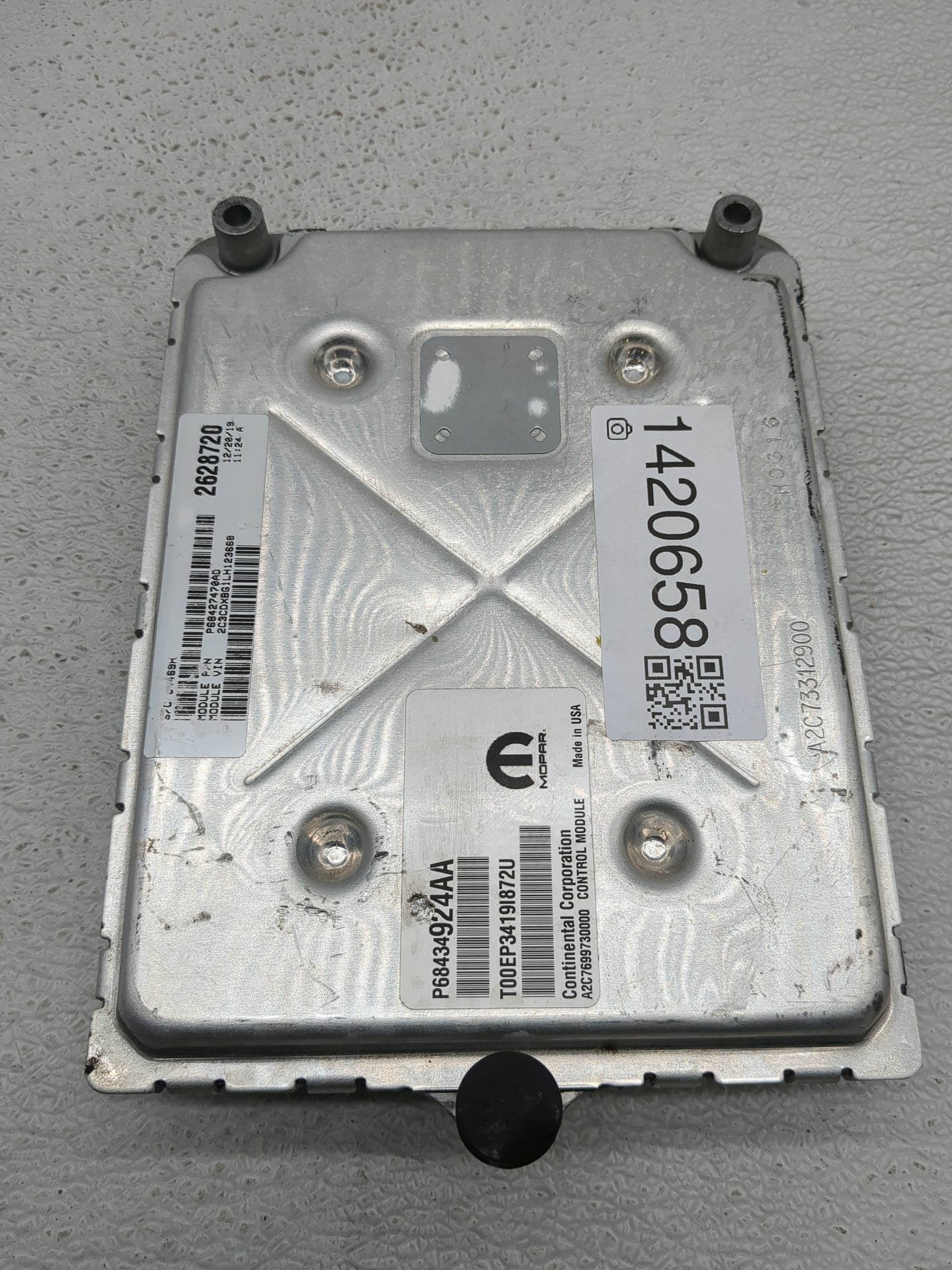 2020-2022 Dodge Charger PCM Engine Control Computer ECU ECM PCU OEM P/N:P68427470AD P68434924AA Fits Fits 2020 2021 2022 OEM