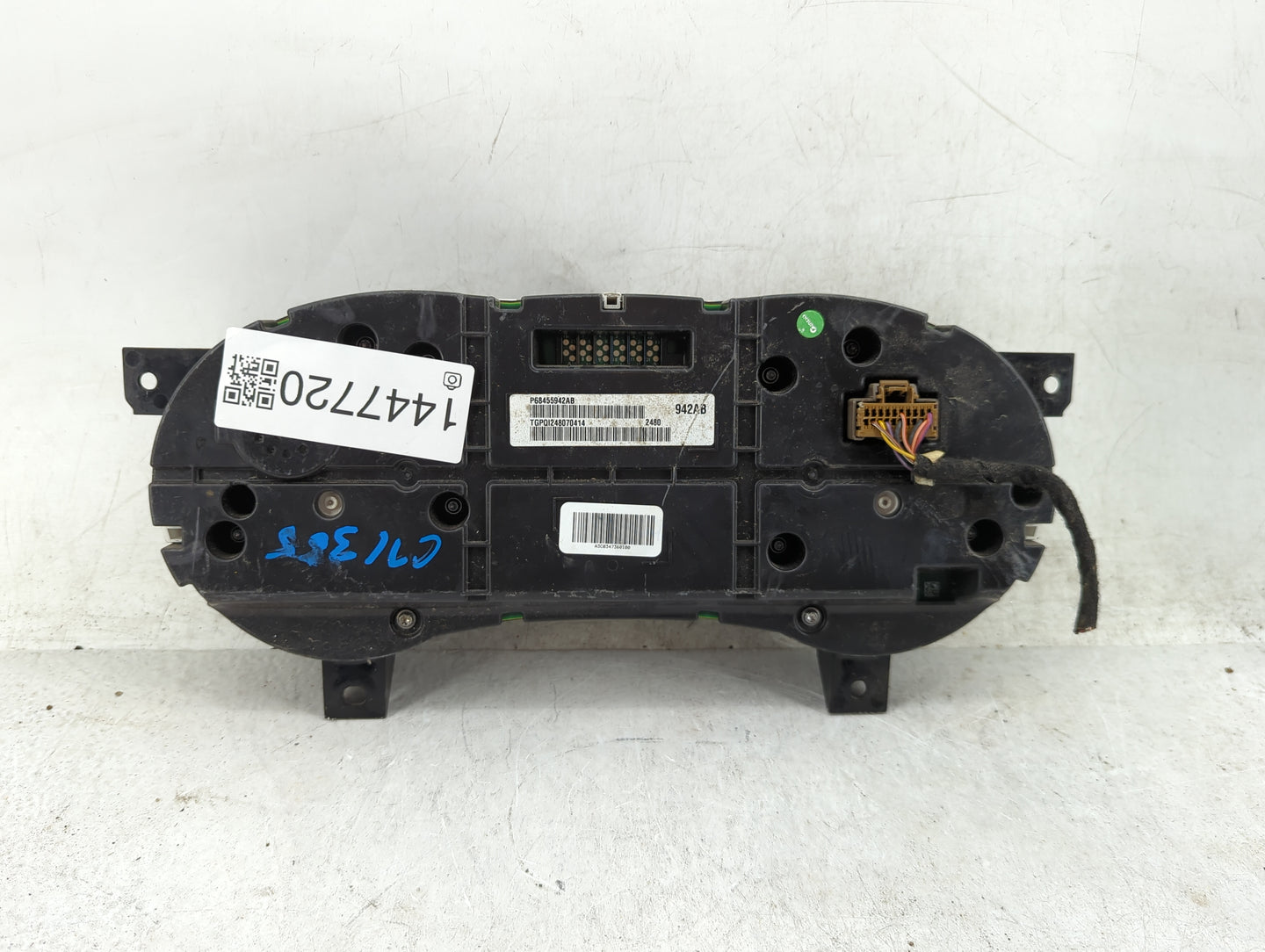 2020 Dodge Charger Instrument Cluster Speedometer Gauges P/N:P68455942AB Fits OEM Used Auto Parts - Oemusedautoparts1.com