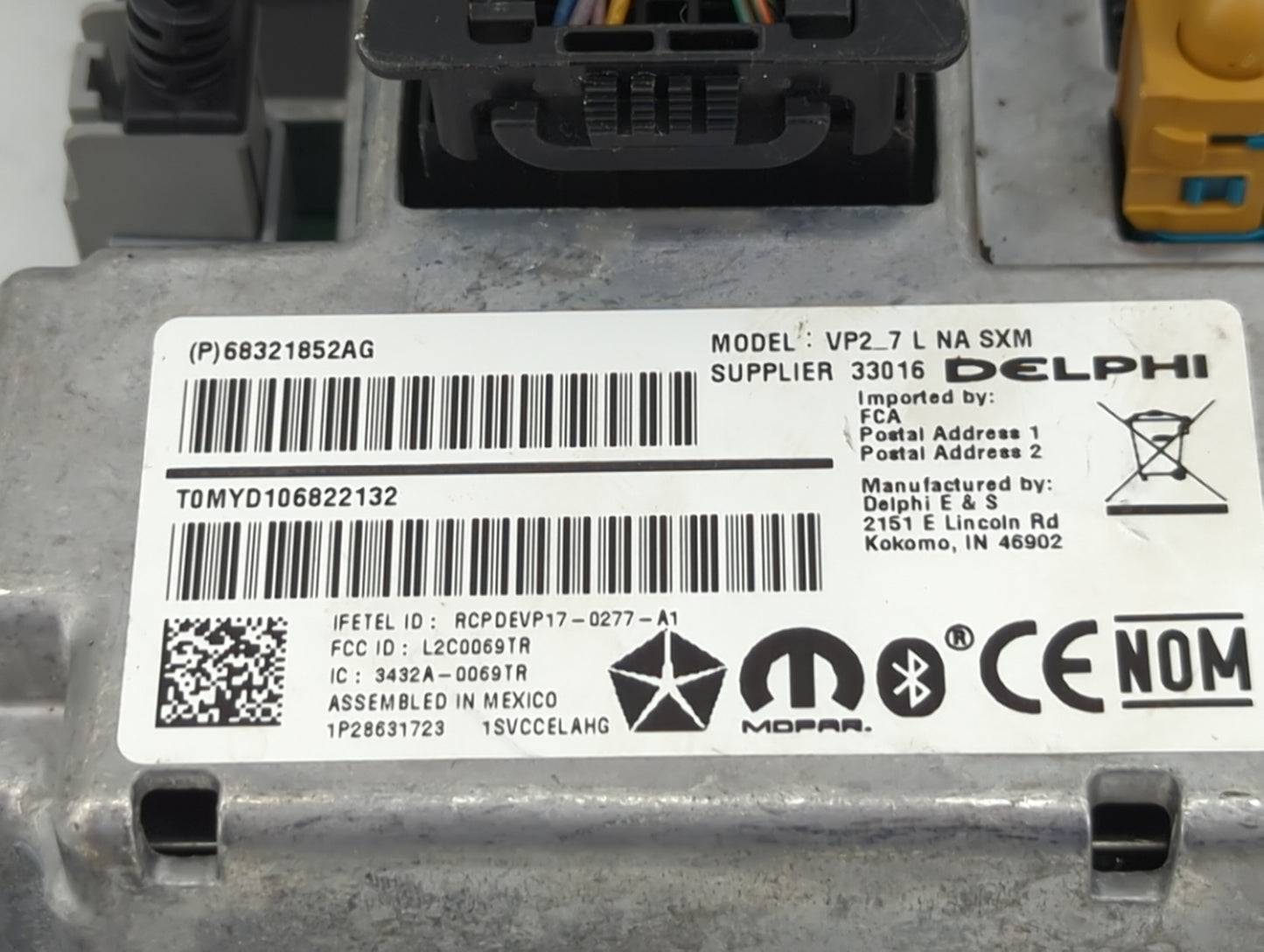 2020 Dodge Charger Information Display Screen 1463575 - Oemusedautoparts1.com