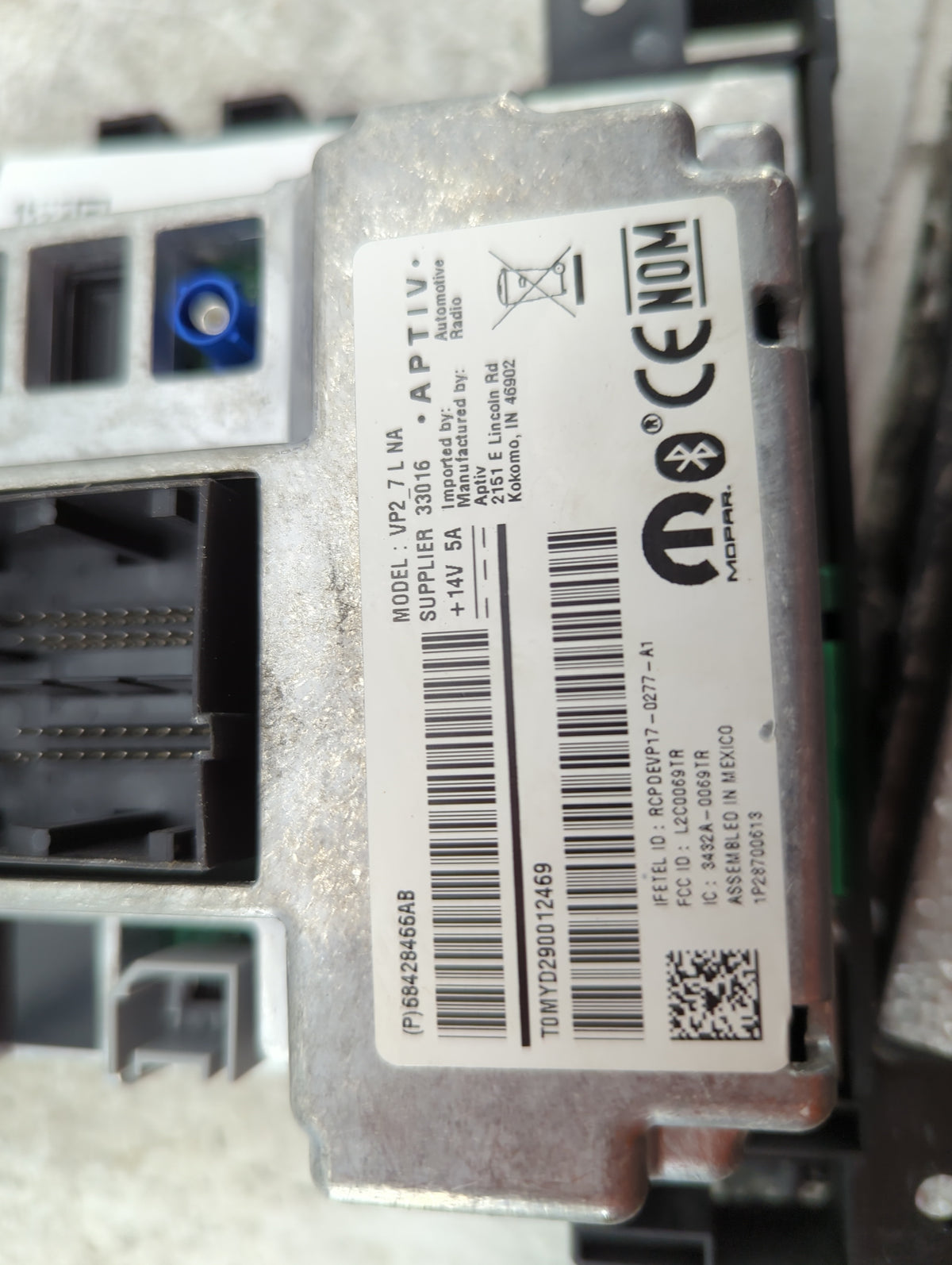 2016-2021 Dodge Charger Information Radio Display Screen 1514652 - Oemusedautoparts1.com