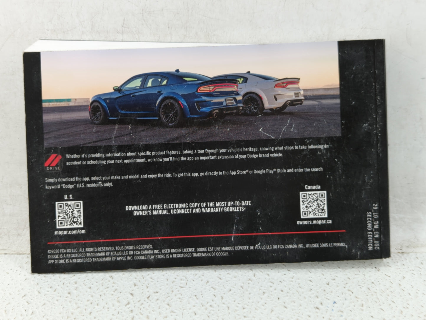 2020 Dodge Charger Owners Manual Book Guide OEM Used Auto Parts - Oemusedautoparts1.com