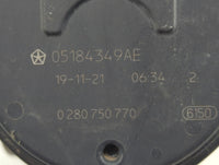 2011-2022 Dodge Charger Throttle Body P/N:0 280 750 770 05184349AE Fits OEM Used Auto Parts - Oemusedautoparts1.com