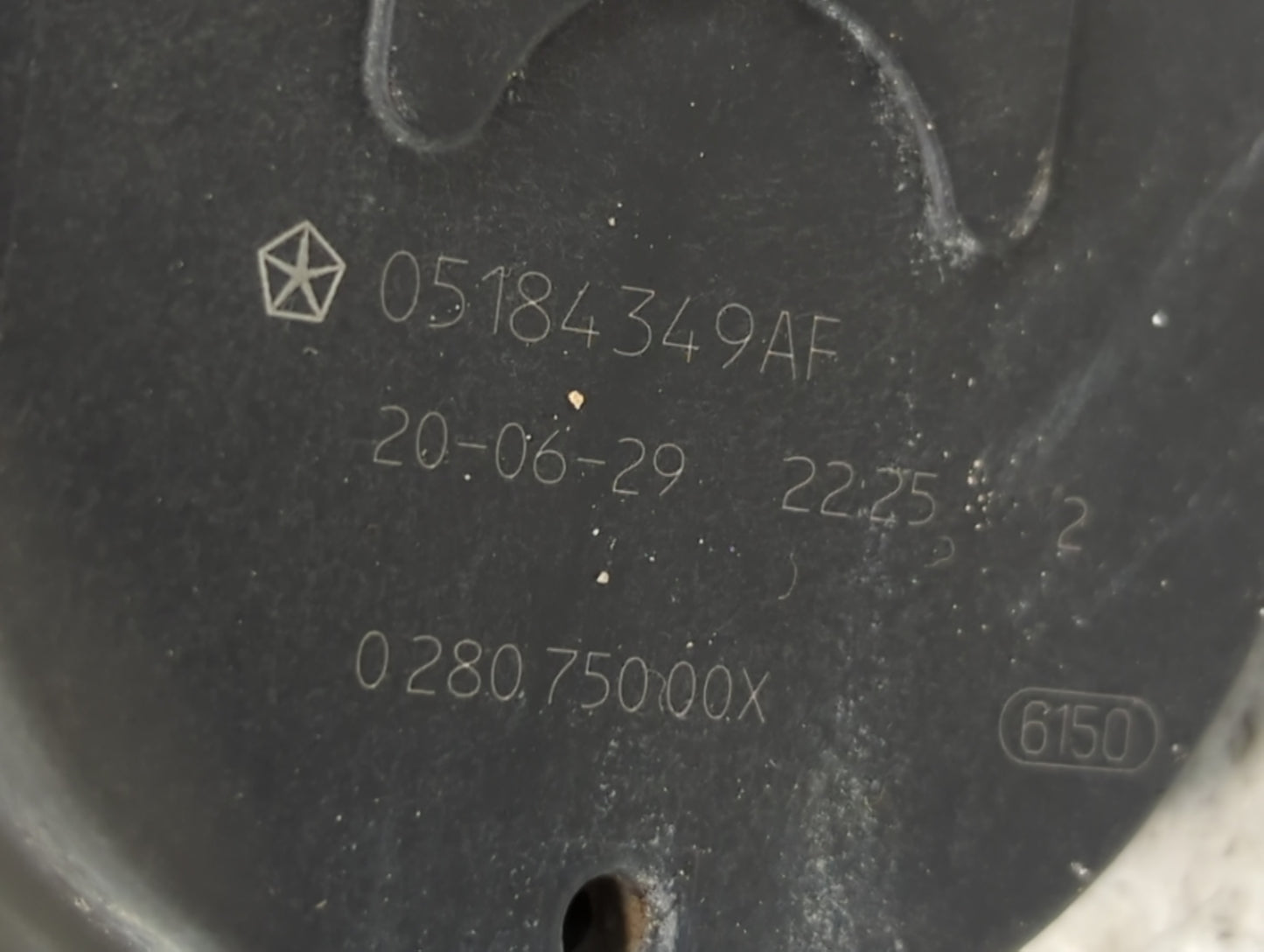 2011-2022 Dodge Charger Throttle Body P/N:0 280 750 00X 05184349AF Fits OEM Used Auto Parts - Oemusedautoparts1.com