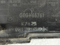 2019-2020 Dodge Charger Fusebox Fuse Box Panel Relay Module P/N:K7525 GEG1-66761 Fits Fits 2019 2020 OEM Used Auto Parts - O