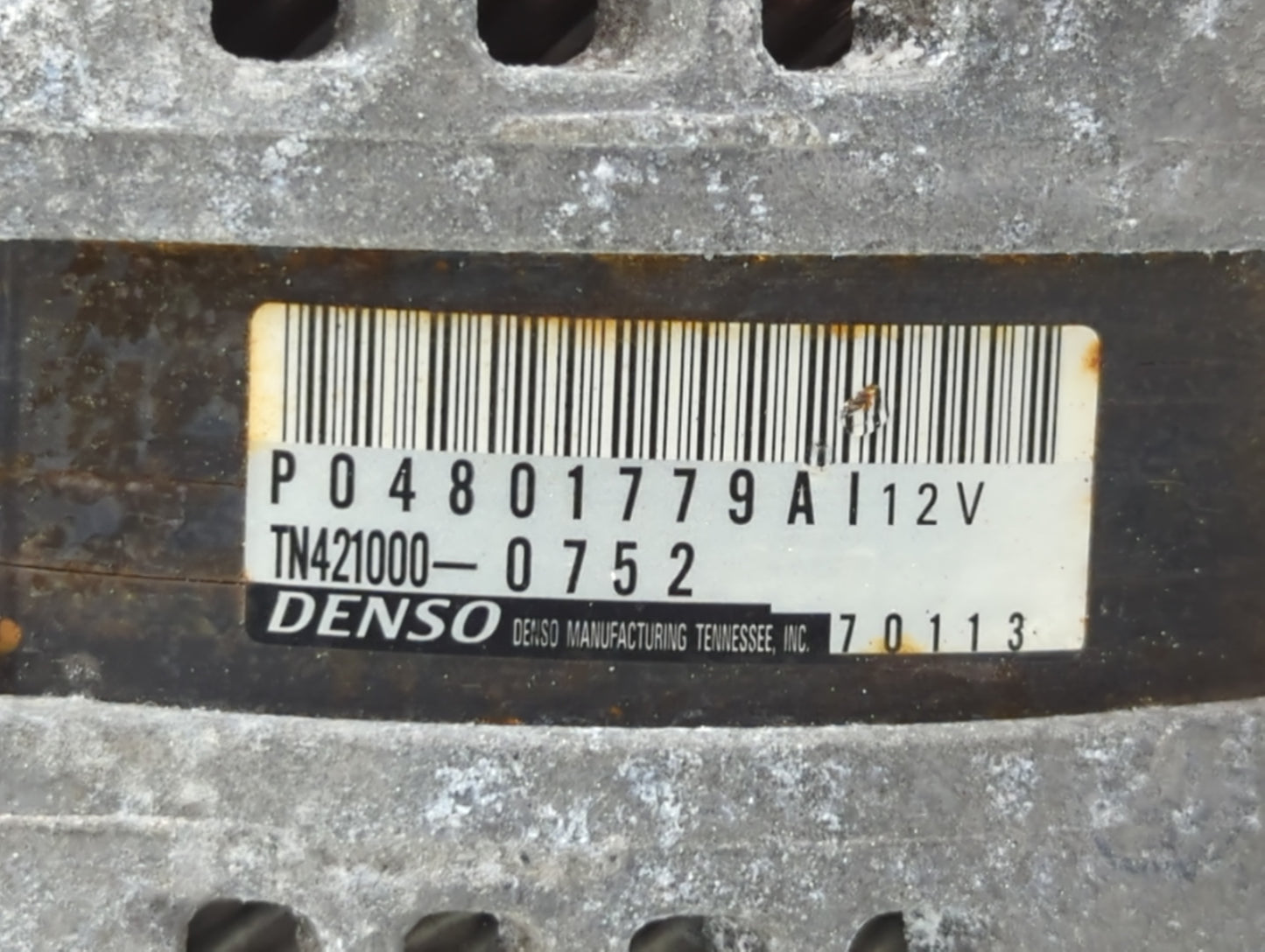 2011-2022 Dodge Charger Alternator Replacement Generator Charging Assembly Engine OEM P/N:P04801779AI Fits OEM Used Auto Par