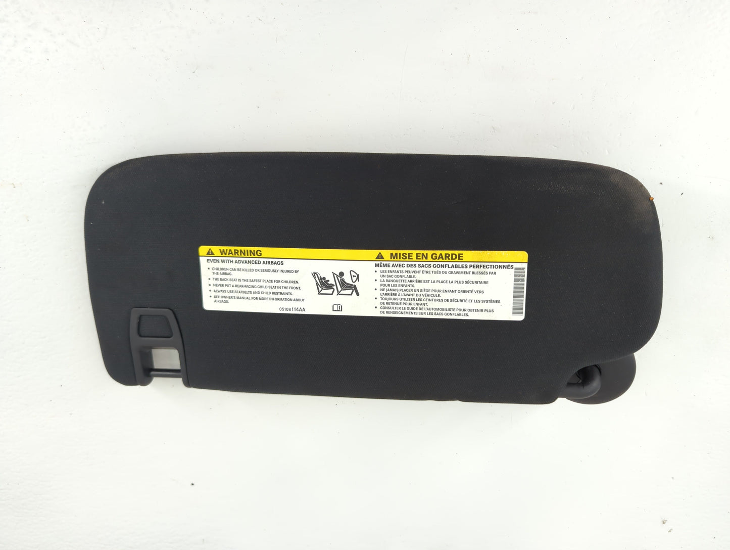 2011-2022 Dodge Durango Sun Visor Shade Replacement Passenger Right Mirror Fits OEM Used Auto Parts - Oemusedautoparts1.com