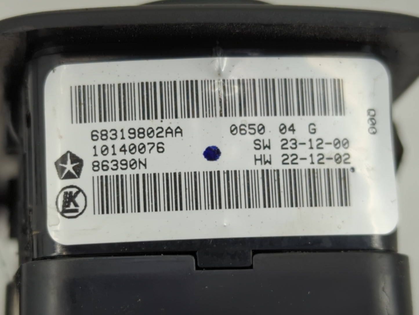 2016-2021 Dodge Durango Master Power Window Switch Replacement Driver Side Left P/N:10140076 68319802AA Fits OEM Used Auto P