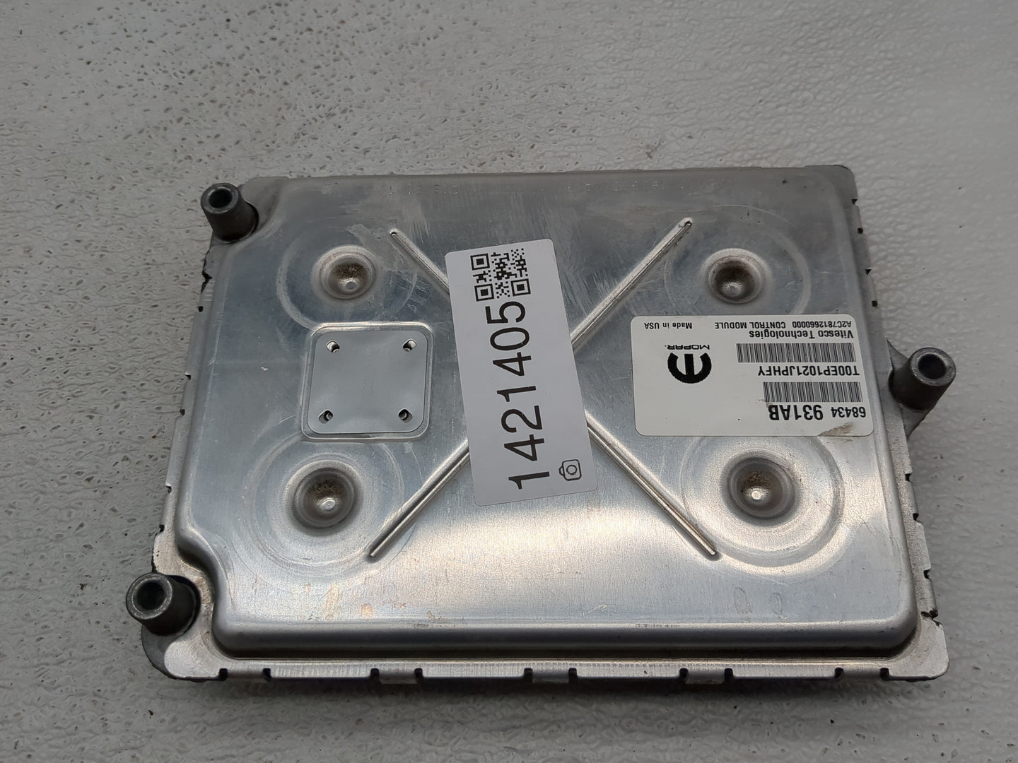 2020-2022 Dodge Durango PCM Engine Control Computer ECU ECM PCU OEM P/N:68434-931AB Fits Fits 2020 2021 2022 OEM Used Auto P