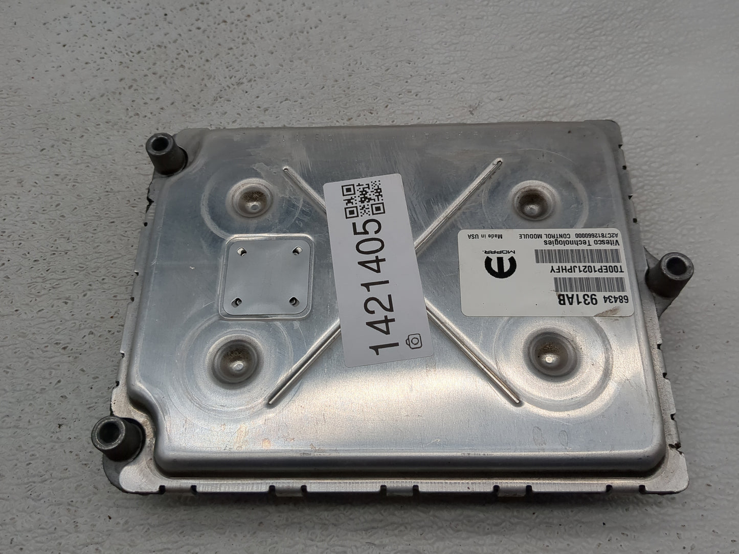 2020-2022 Dodge Durango PCM Engine Control Computer ECU ECM PCU OEM P/N:68434-931AB Fits Fits 2020 2021 2022 OEM Used Auto P