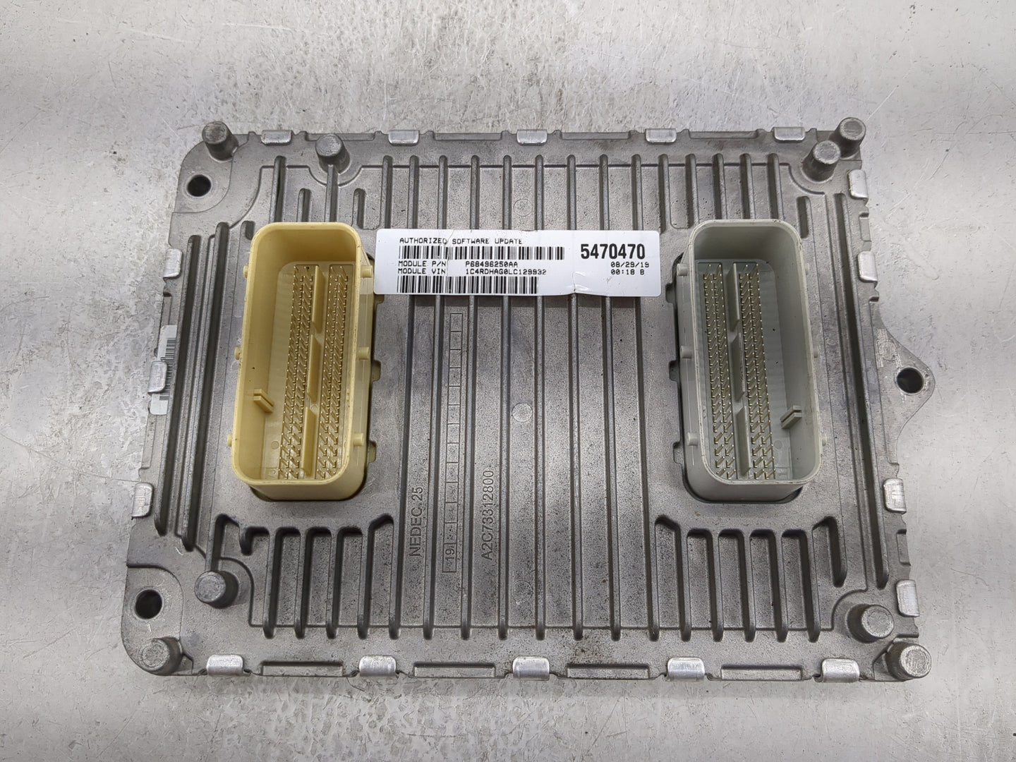 2020-2022 Dodge Durango PCM Engine Control Computer ECU ECM PCU OEM P/N:68434931AA Fits Fits 2020 2021 2022 OEM Used Auto Pa