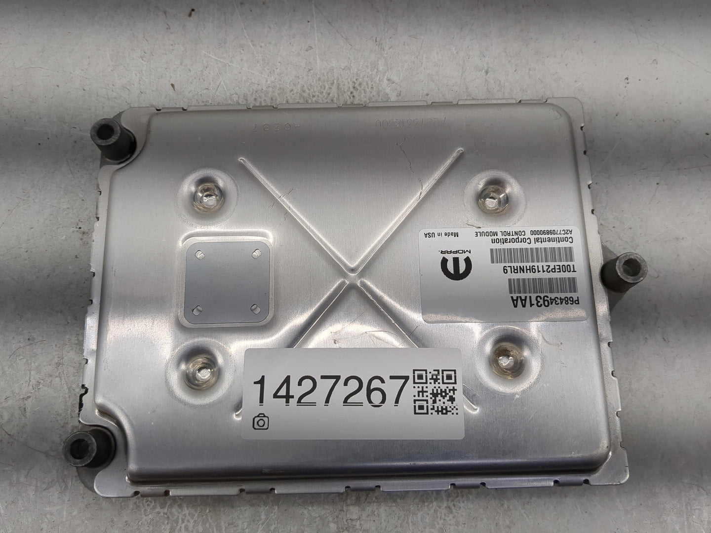 2020-2022 Dodge Durango PCM Engine Control Computer ECU ECM PCU OEM P/N:68434931AA Fits Fits 2020 2021 2022 OEM Used Auto Pa