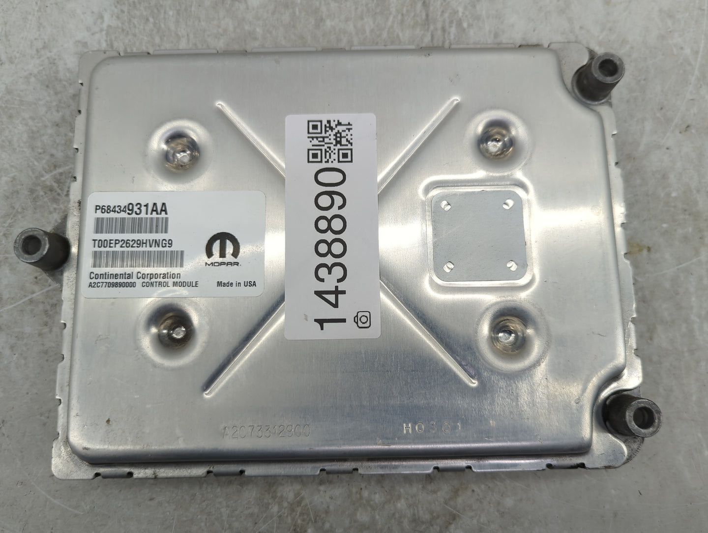 2020-2022 Dodge Durango PCM Engine Control Computer ECU ECM PCU OEM P/N:P68434931AA A2C7709890000 Fits Fits 2020 2021 2022 O