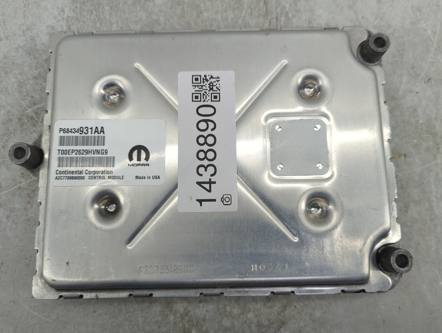 2020-2022 Dodge Durango PCM Engine Control Computer ECU ECM PCU OEM P/N:P68434931AA A2C7709890000 Fits Fits 2020 2021 2022 O