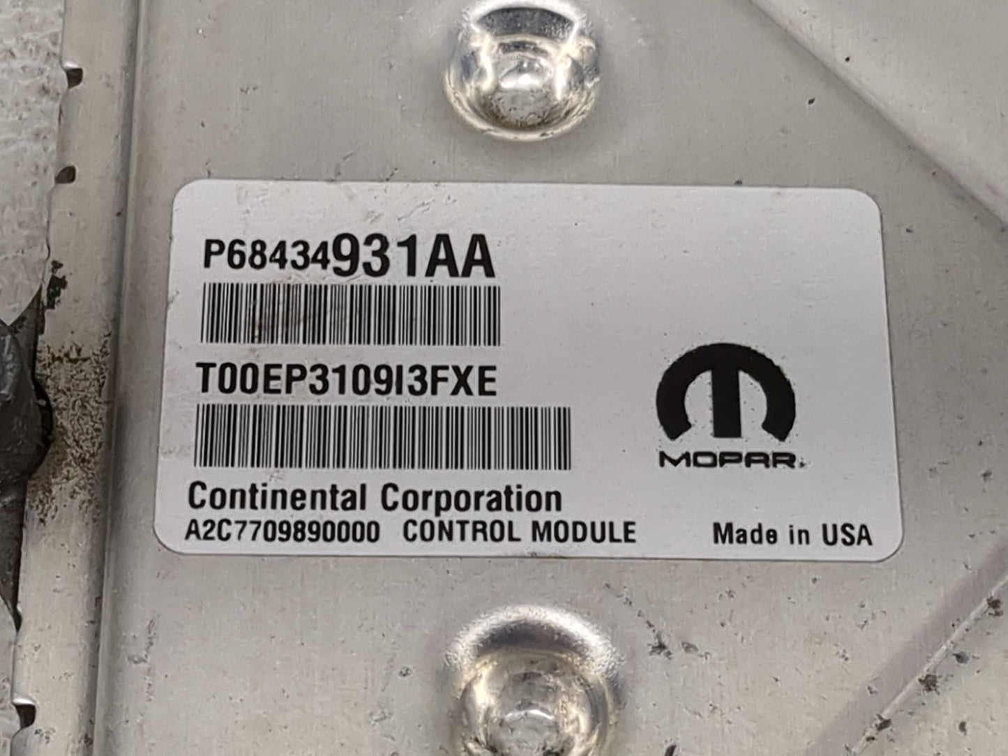 2020-2022 Dodge Durango PCM Engine Control Computer ECU ECM PCU OEM P/N:P68434931AA Fits Fits 2020 2021 2022 OEM Used Auto P
