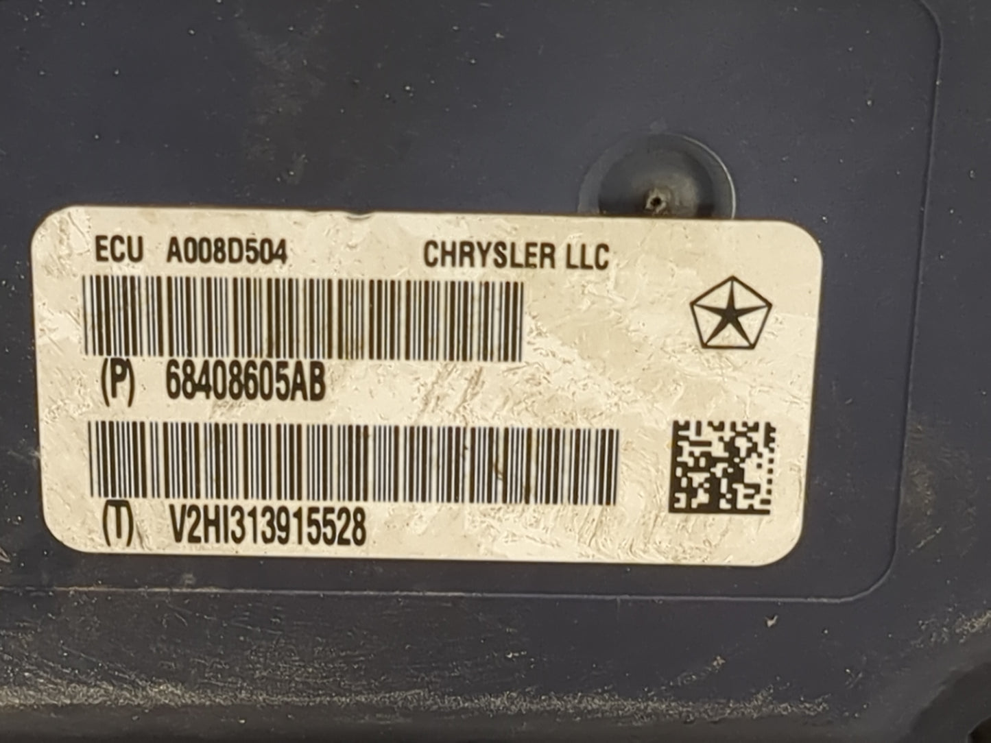 2019-2020 Dodge Durango ABS Pump Control Module Replacement P/N:68408605AB A008D504, V2HI313915528 Fits Fits 2019 2020 OEM U