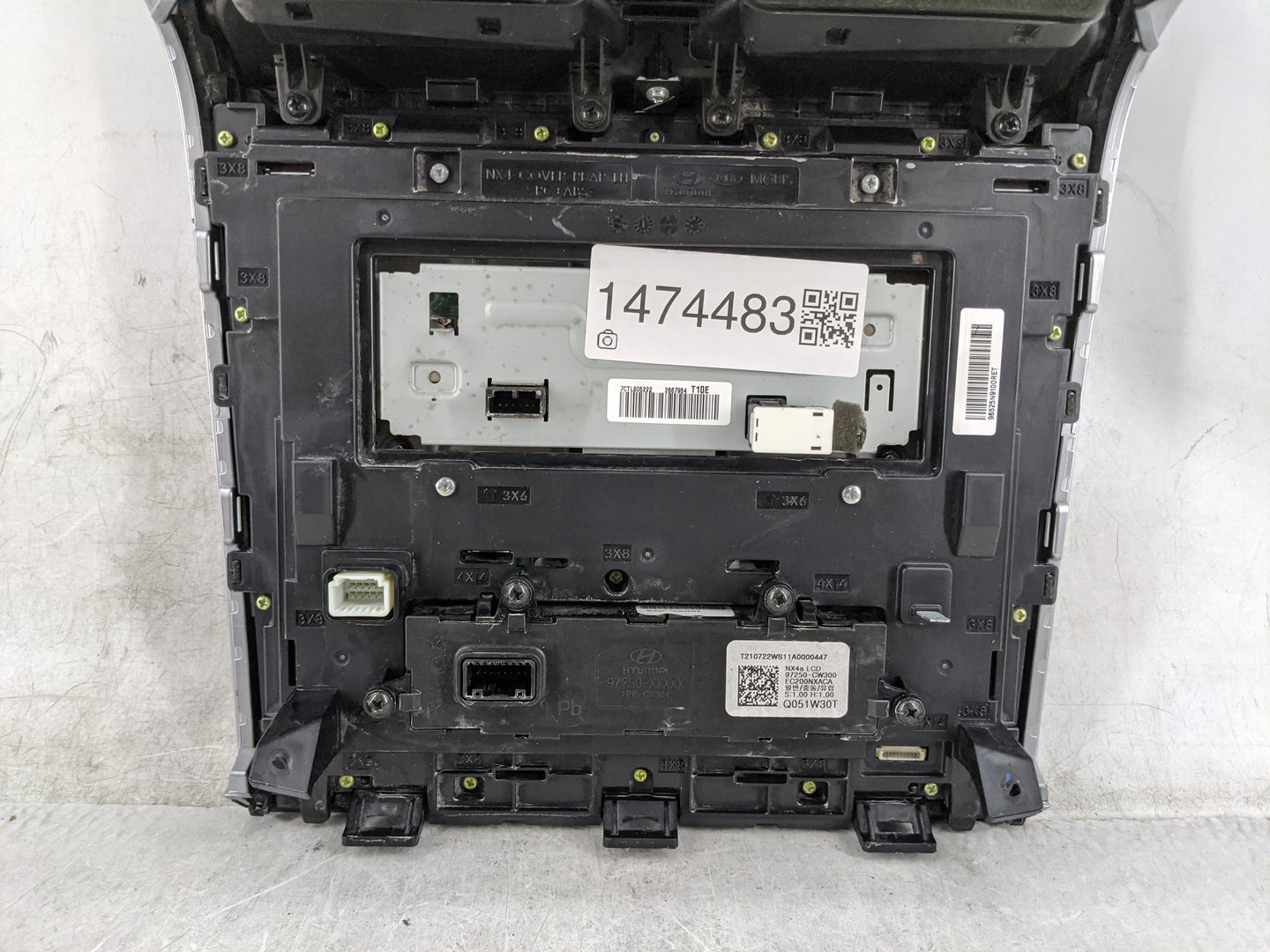 2018-2020 Dodge Durango Climate Control Module Temperature AC/Heater Replacement P/N:97250-CW300 Fits Fits 2018 2019 2020 OE