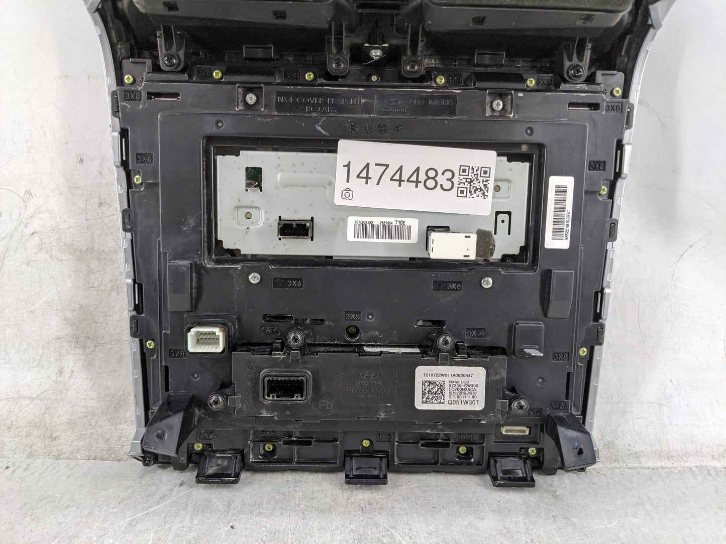 2018-2020 Dodge Durango Climate Control Module Temperature AC/Heater Replacement P/N:97250-CW300 Fits Fits 2018 2019 2020 OE