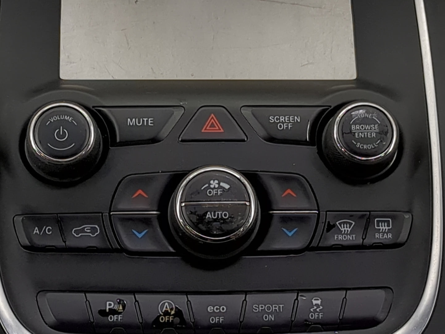 2018-2020 Dodge Durango Climate Control Module Temperature AC/Heater Replacement P/N:P68405346AA 68405346AA Fits OEM Used Au