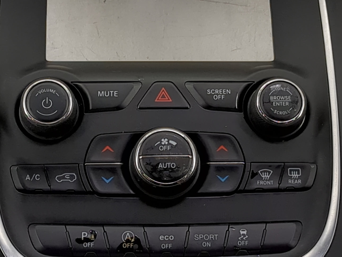 2018-2020 Dodge Durango Climate Control Module Temperature AC/Heater Replacement P/N:P68405346AA 68405346AA Fits OEM Used Au