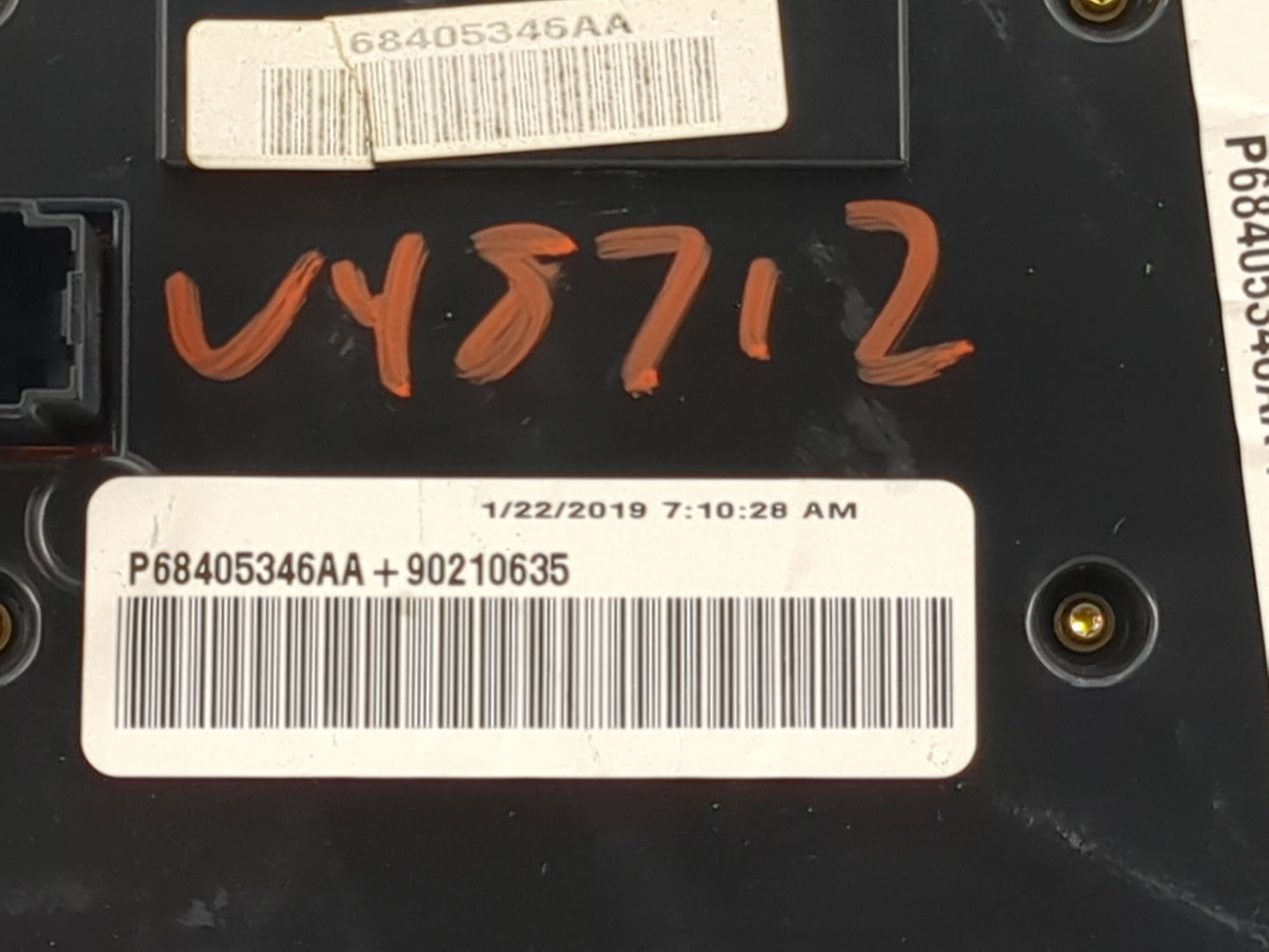 2018-2020 Dodge Durango Climate Control Module Temperature AC/Heater Replacement P/N:P68405346AA 68405346AA Fits OEM Used Au