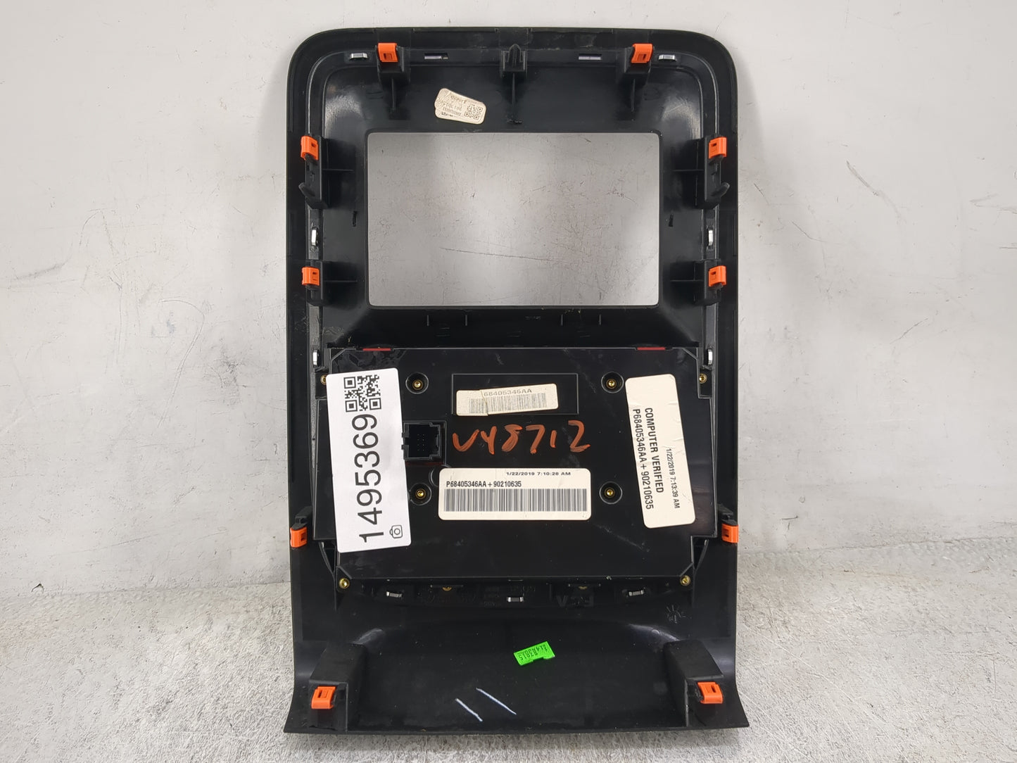 2018-2020 Dodge Durango Climate Control Module Temperature AC/Heater Replacement P/N:P68405346AA 68405346AA Fits OEM Used Au