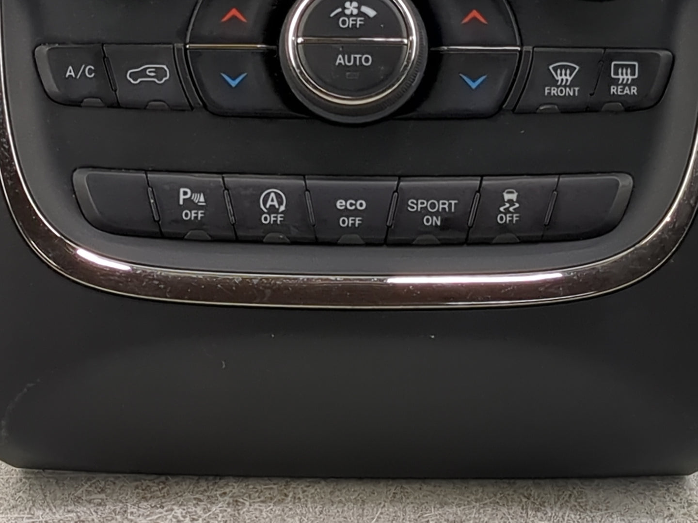 2018-2020 Dodge Durango Climate Control Module Temperature AC/Heater Replacement P/N:68333643AA P68333643AA Fits OEM Used Au