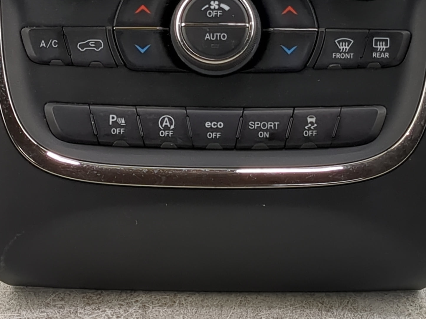 2018-2020 Dodge Durango Climate Control Module Temperature AC/Heater Replacement P/N:68333643AA P68333643AA Fits OEM Used Au