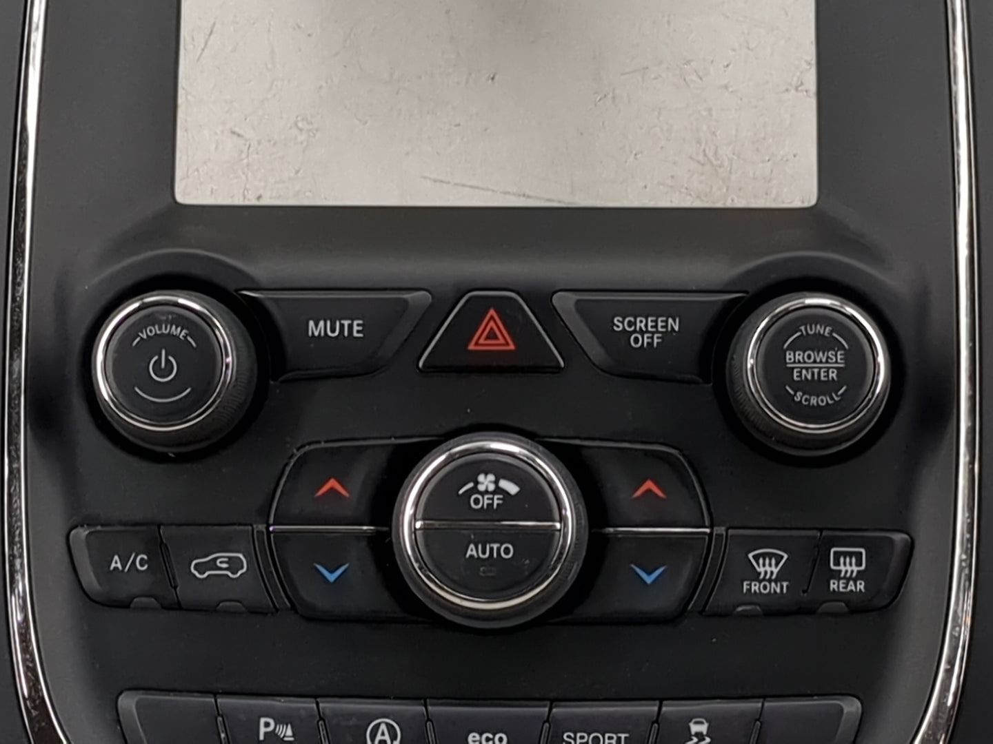 2018-2020 Dodge Durango Climate Control Module Temperature AC/Heater Replacement P/N:68333643AA P68333643AA Fits OEM Used Au